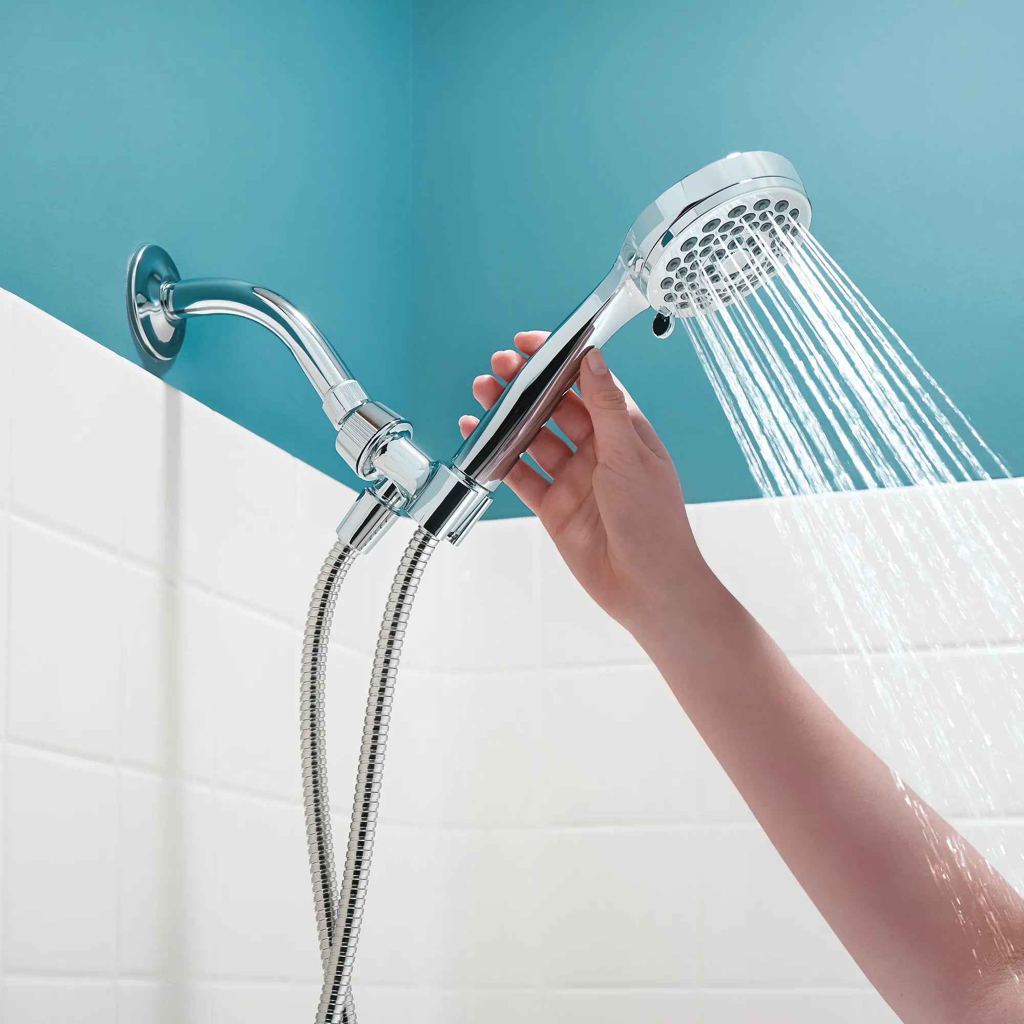 Eos Three-Function 3 3/4 Diameter Spray Head Handheld Shower - Image 3