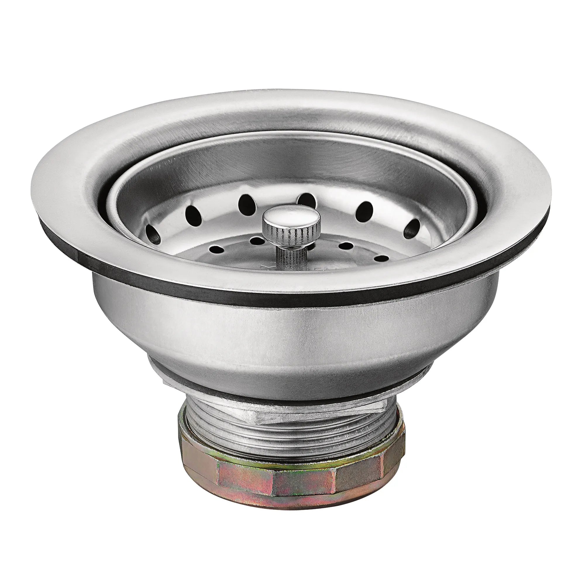 Moen Steel Drop-In Basket Strainer with Drain Assembly 3-1/2 - Image 2