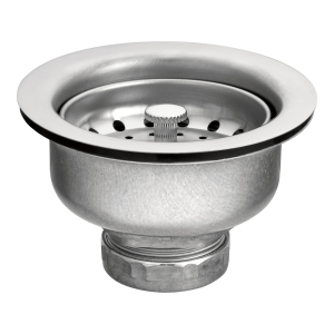 Moen Stainless Steel Basket Strainer with Drain Assembly 3-1/2