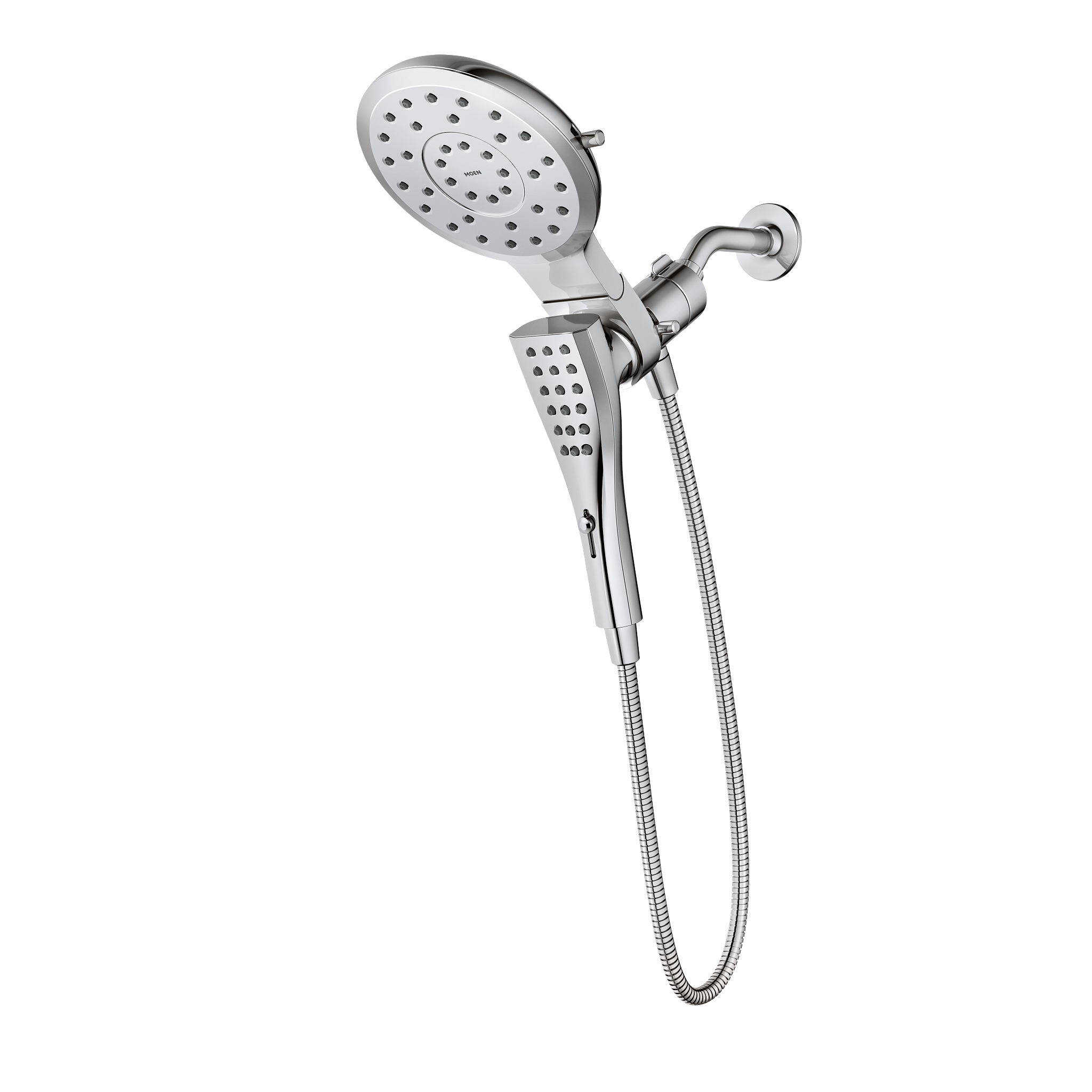 Verso Round Eight-Function Eco-Performance 7 Diameter Spray Head with Handshower