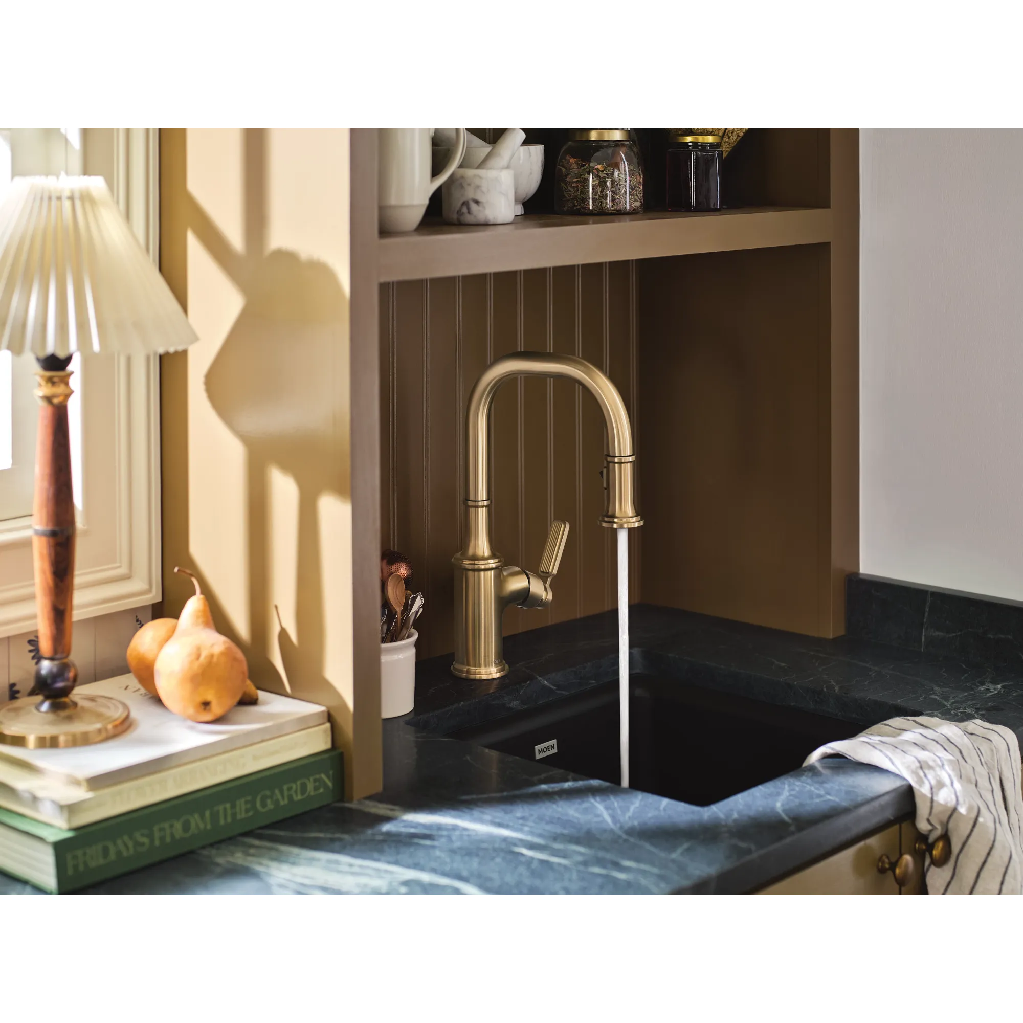 Smyth One-Handle High Arc Pulldown Bar Faucet - Image 21