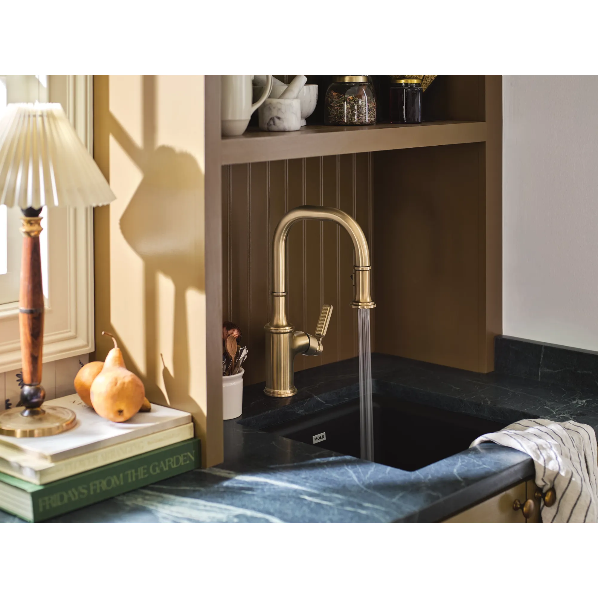 Smyth One-Handle High Arc Pulldown Bar Faucet - Image 20