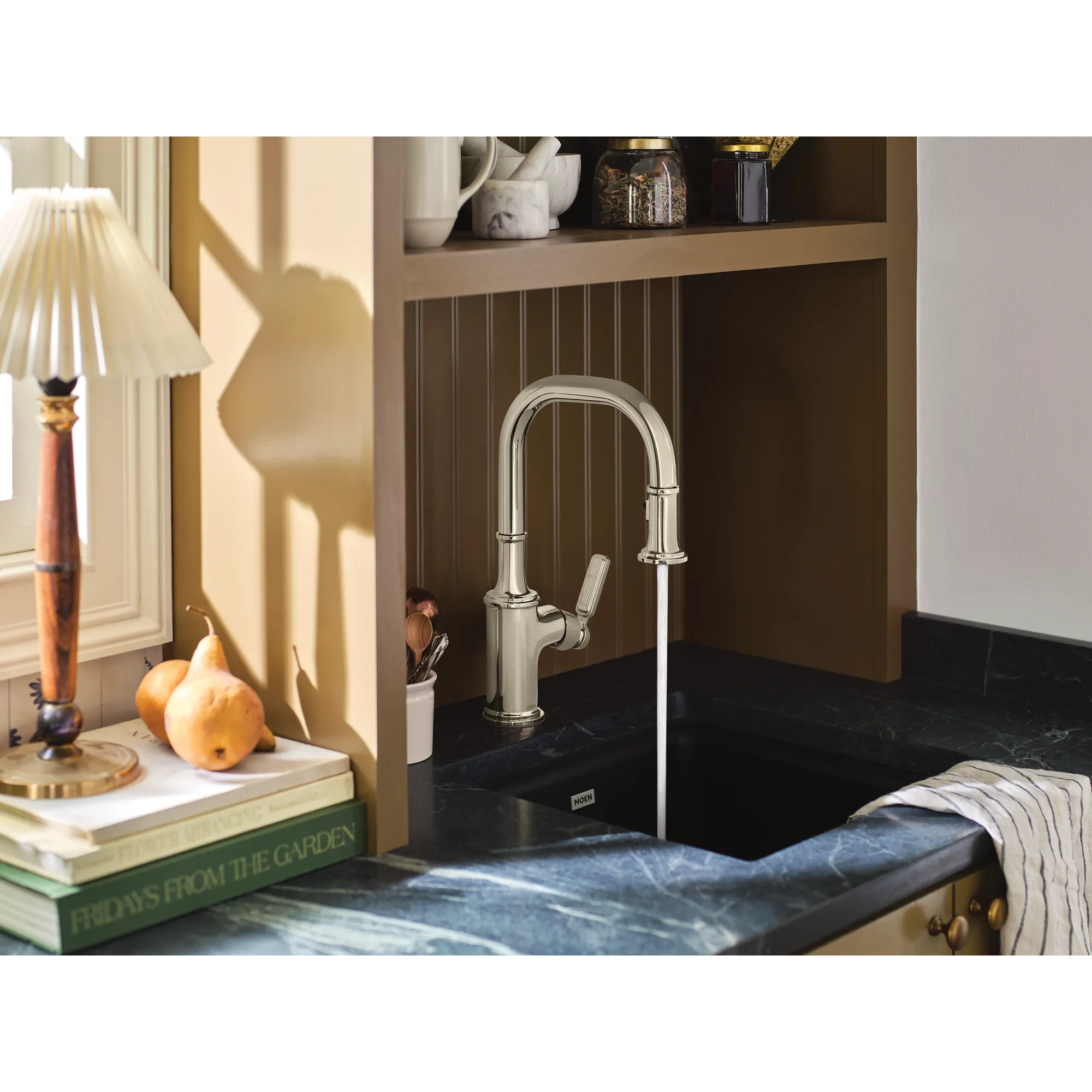 Smyth One-Handle High Arc Pulldown Bar Faucet - Image 5