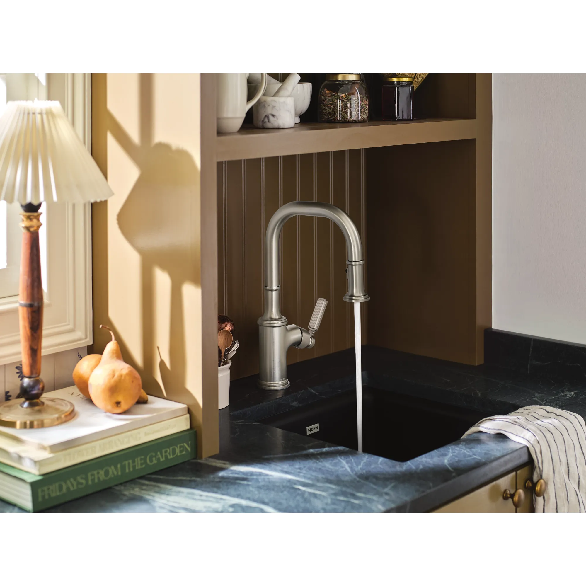Smyth One-Handle High Arc Pulldown Bar Faucet - Image 15