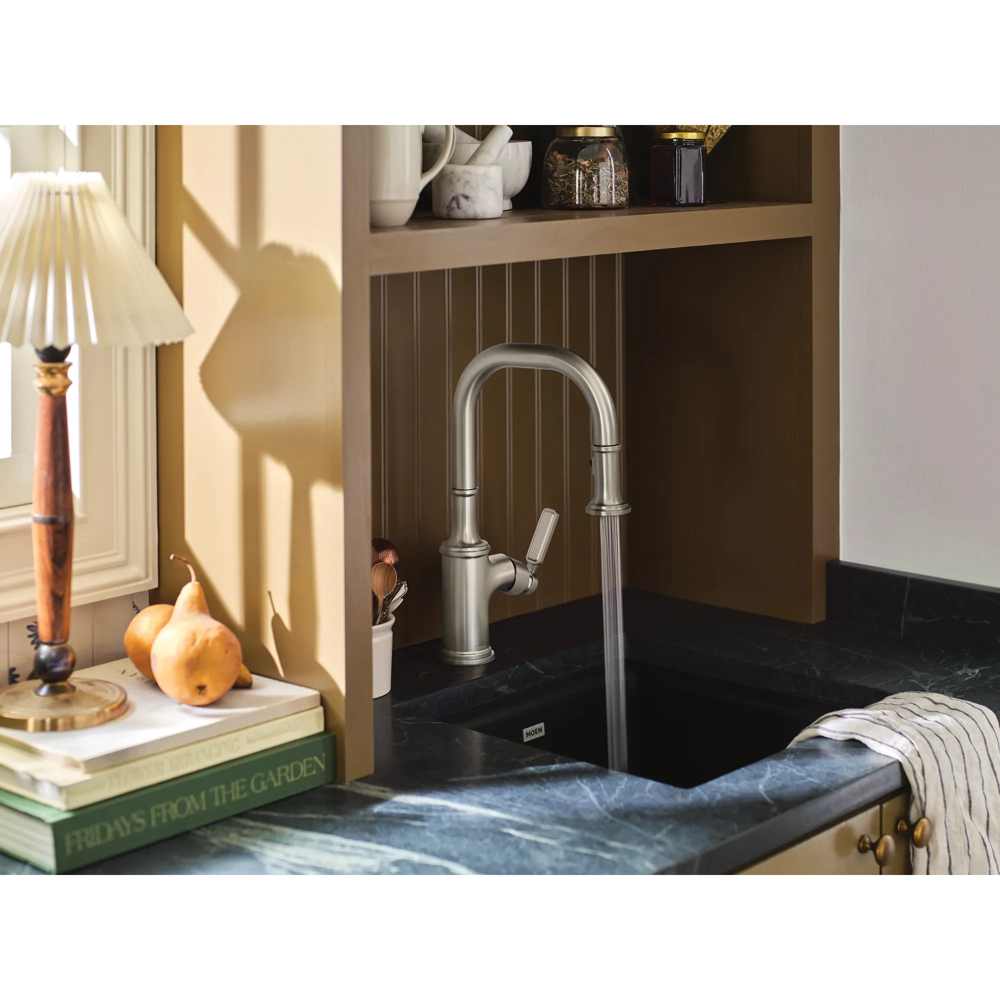 Smyth One-Handle High Arc Pulldown Bar Faucet - Image 13
