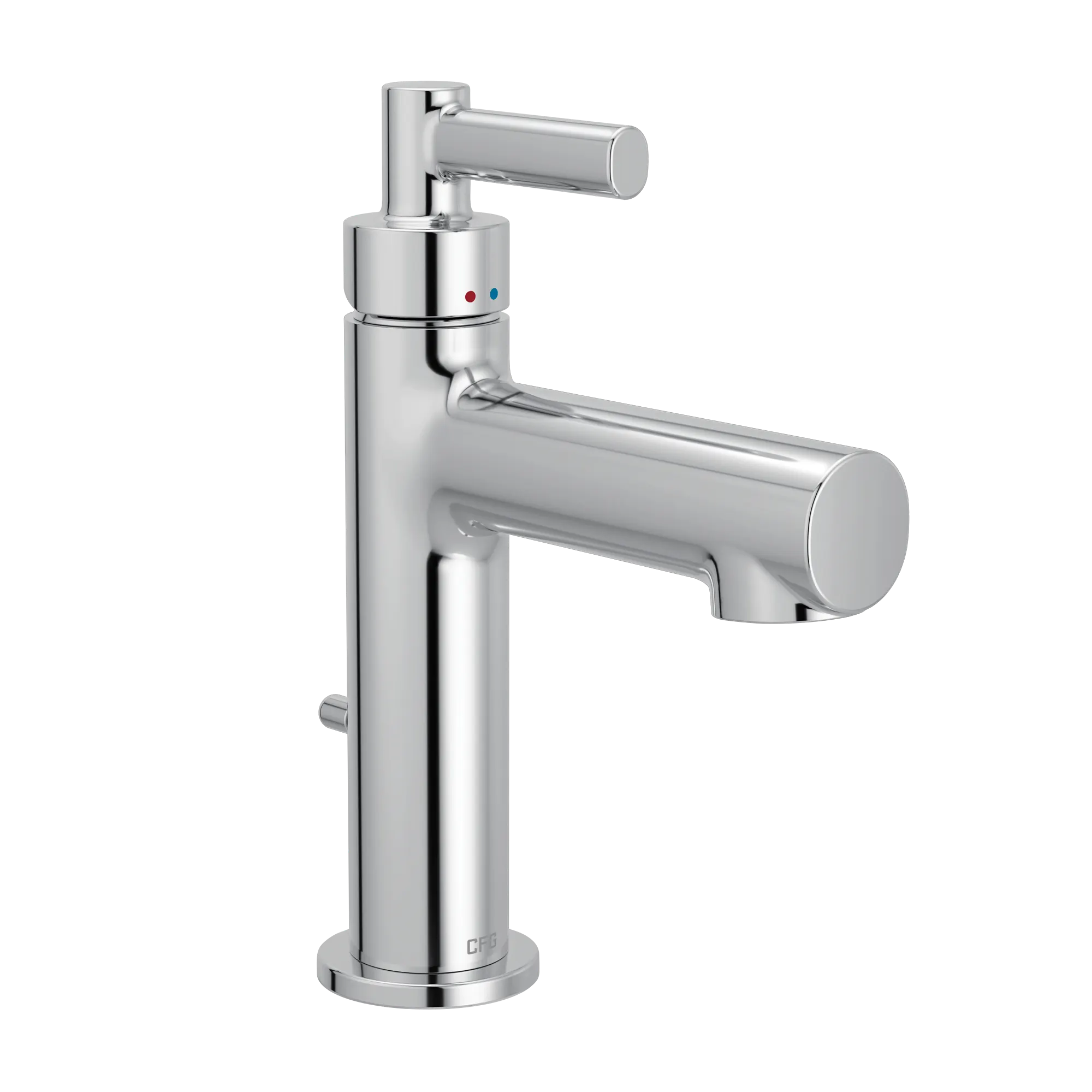 Aluma Chrome one-handle low arc bathroom faucet - Image 9