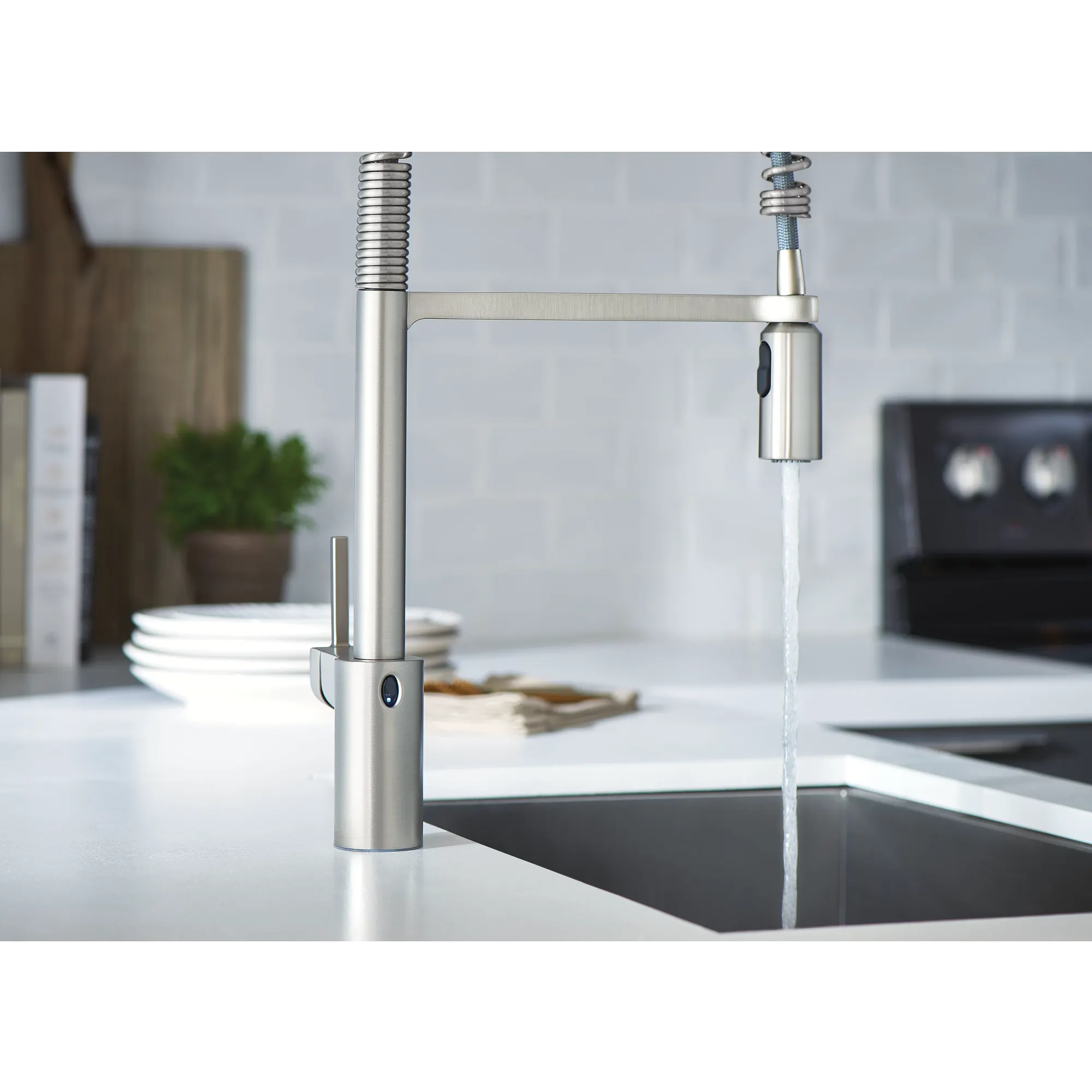 Align MotionSense Wave Single Sensor One-Handle High Arc Pre-Rinse Spring Pulldown Kitchen Faucet - Image 13