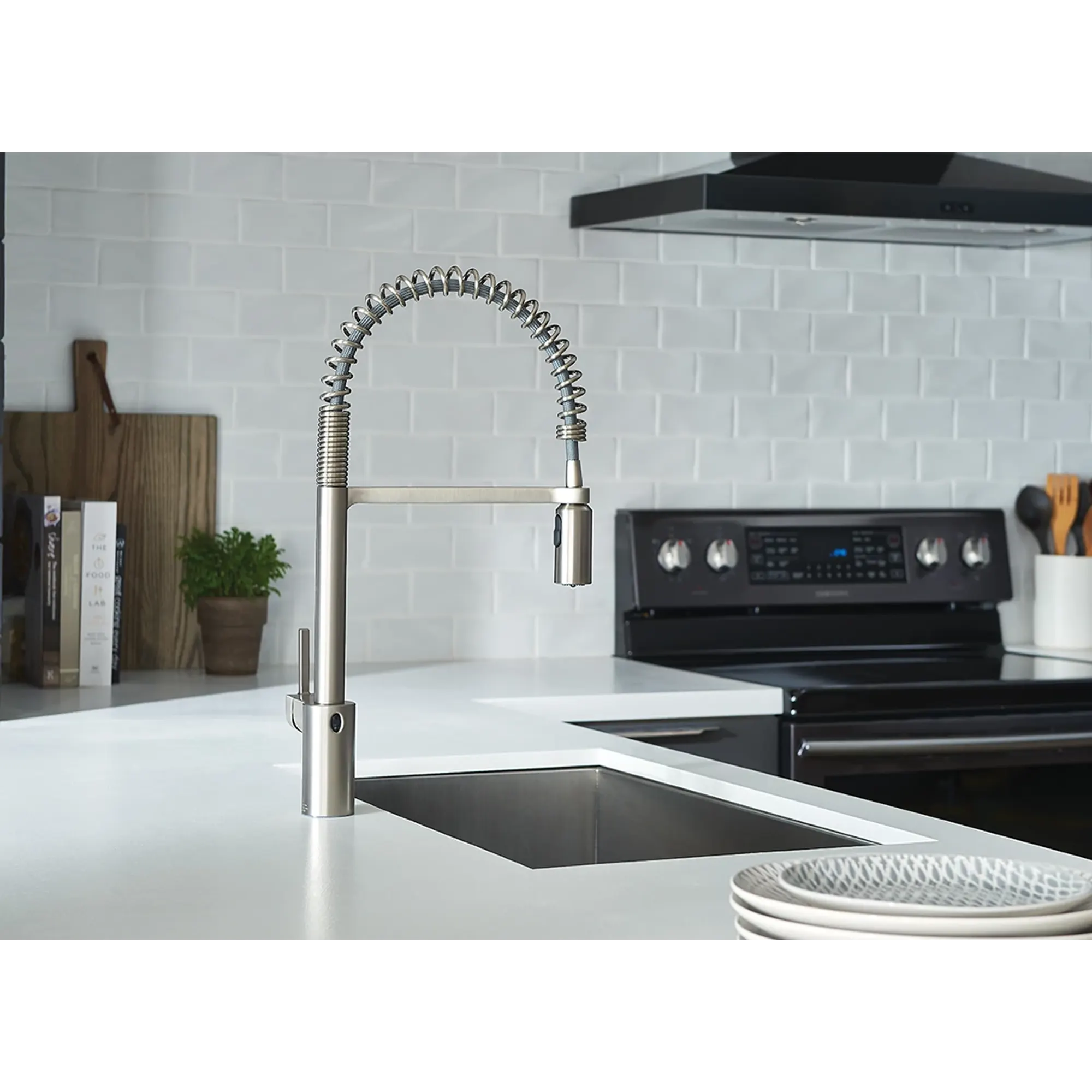 Align MotionSense Wave Single Sensor One-Handle High Arc Pre-Rinse Spring Pulldown Kitchen Faucet - Image 10