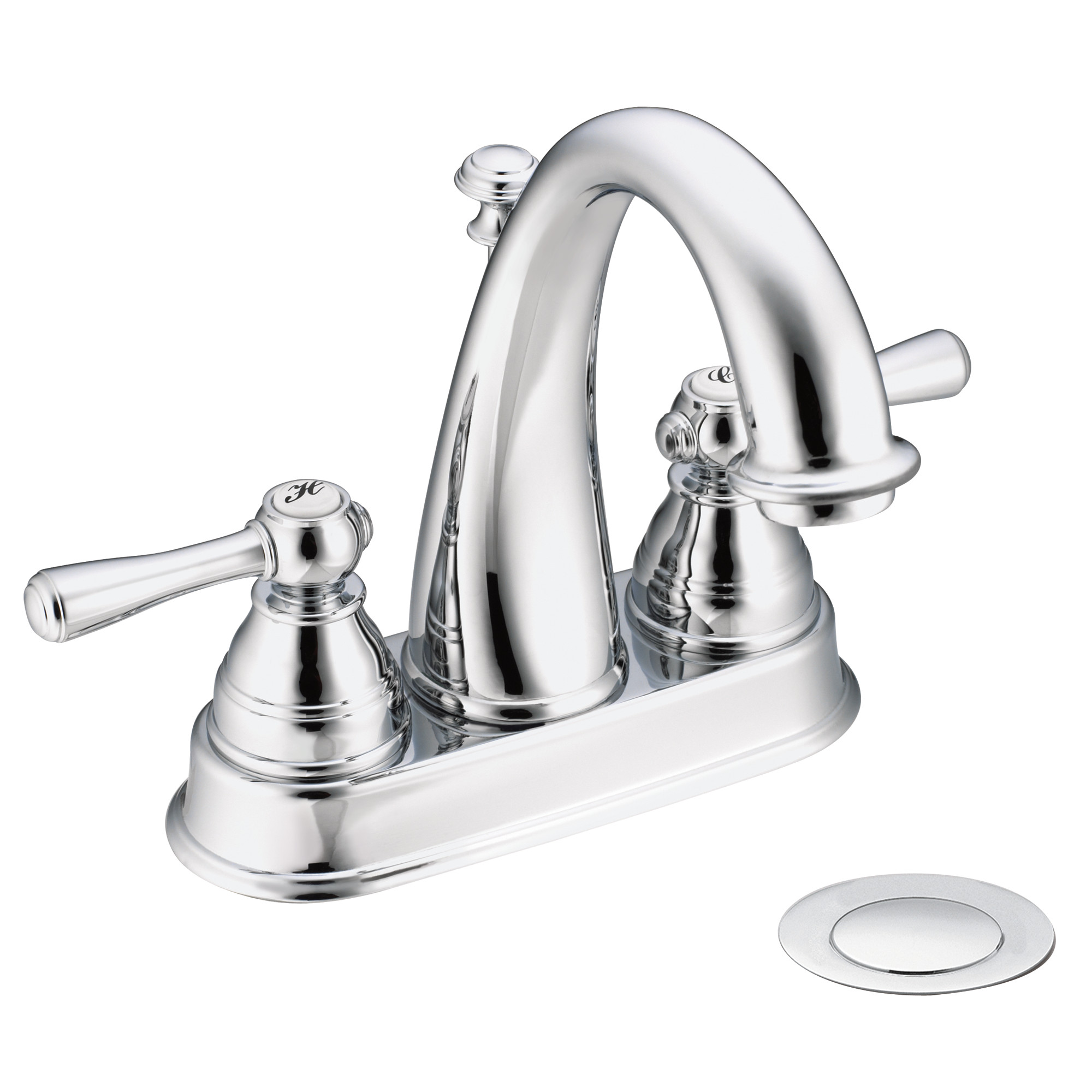 Kingsley Two-Handle High Arc Bathroom Faucet