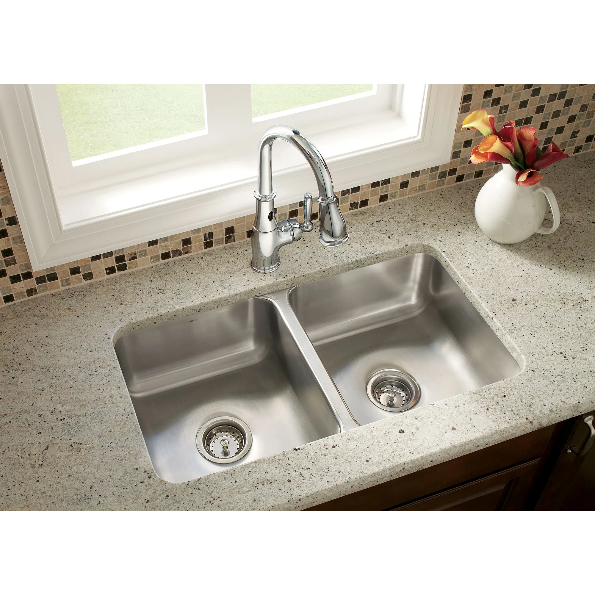 Brantford One-Handle High Arc MotionSense Dual Sensor Pulldown Kitchen Faucet - Image 3