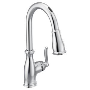 Brantford Smart Faucet Voice Control One-Handle High Arc Pulldown Kitchen Faucet