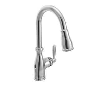 Brantford MotionSense Wave One-Handle High Arc Single Sensor Pulldown Kitchen Faucet