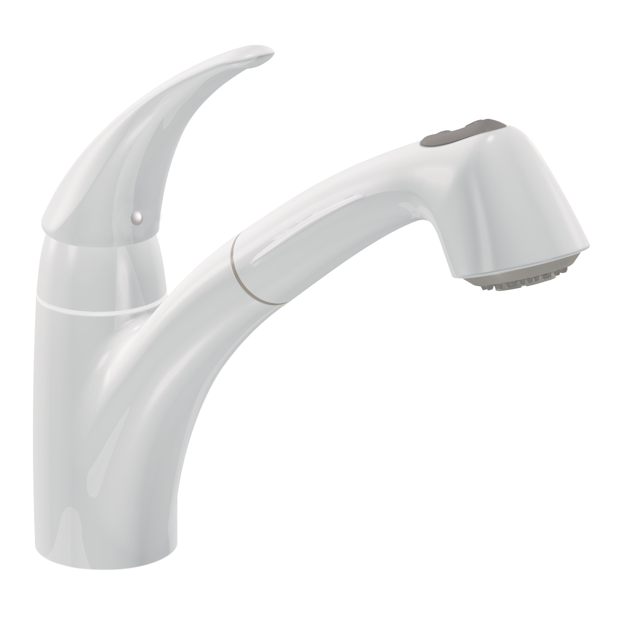 Extensa Chrome one-handle pullout kitchen faucet - Image 3