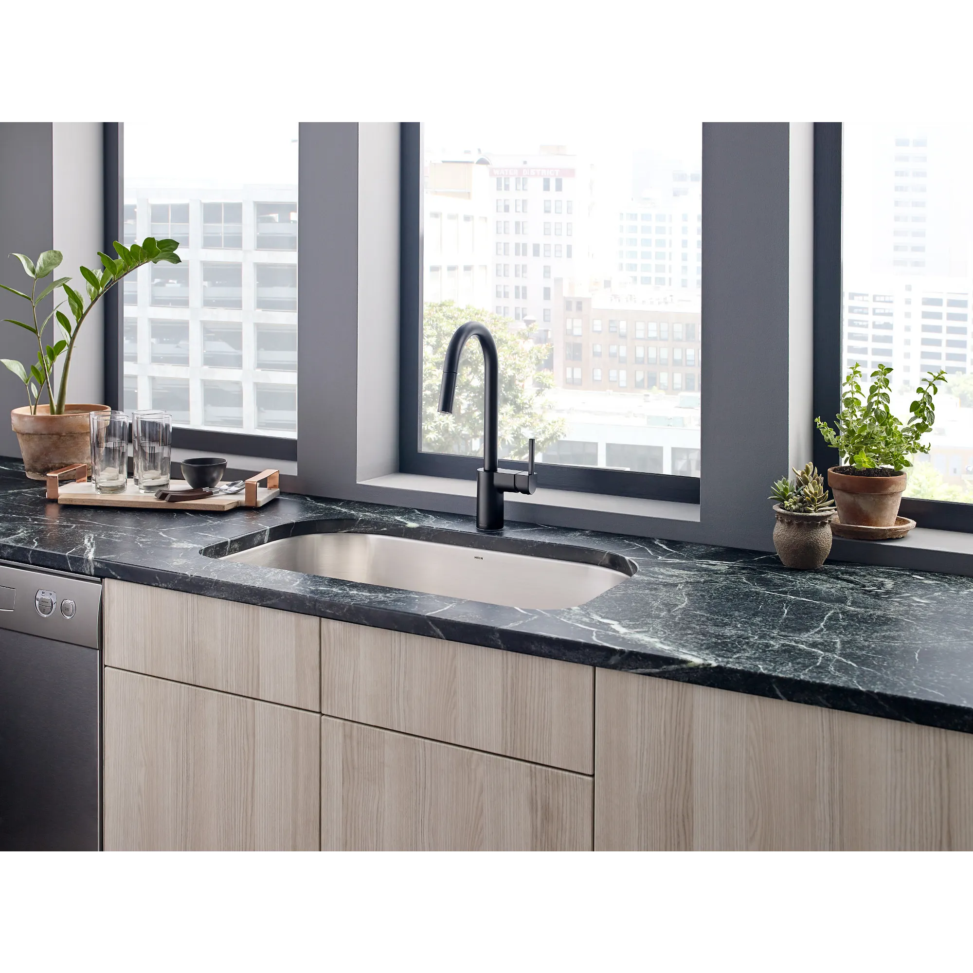 Align One-Handle High Arc Pulldown Kitchen Faucet - Image 14