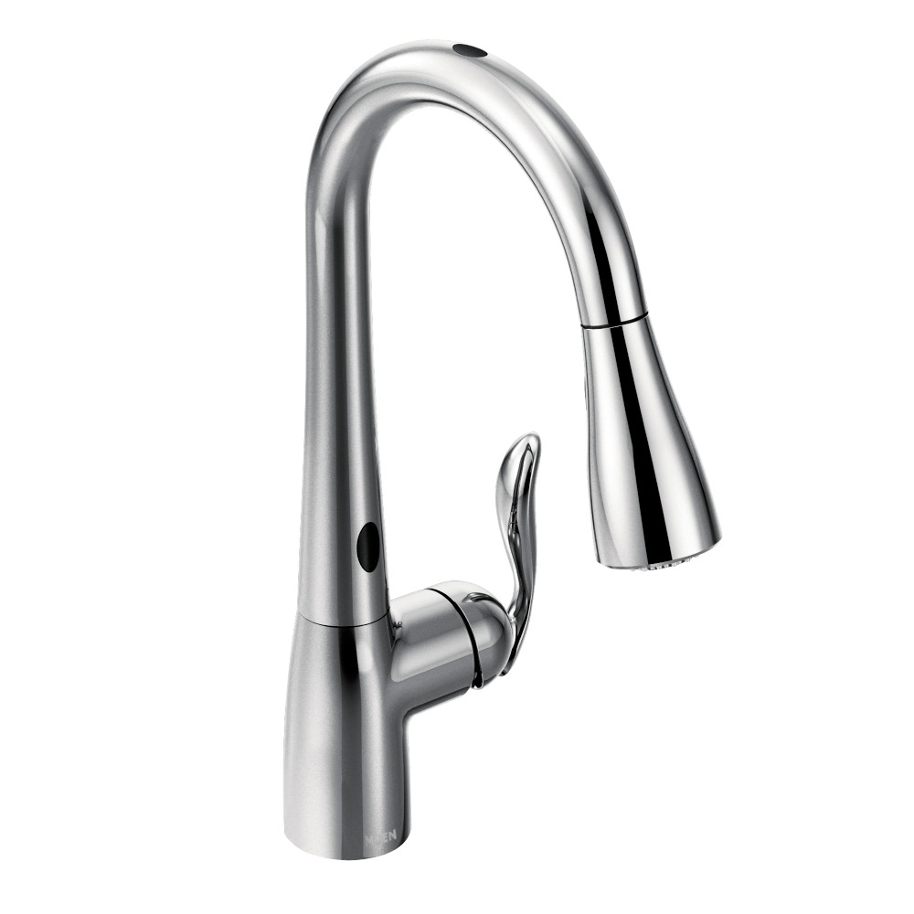 Arbor One-Handle High Arc MotionSense Dual Sensor Pulldown Kitchen Faucet