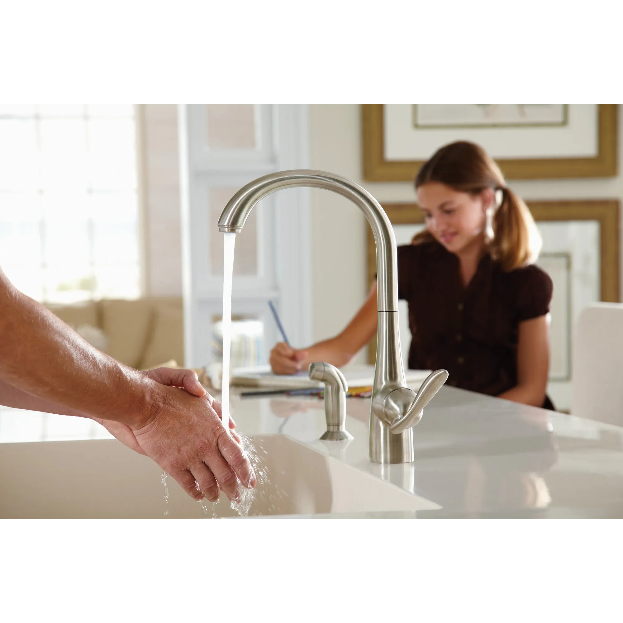 Arbor One-Handle High Arc Kitchen Faucet - Image 2
