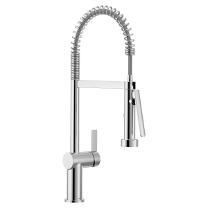 Cia One-Handle High Arc Pulldown Spring Kitchen Faucet
