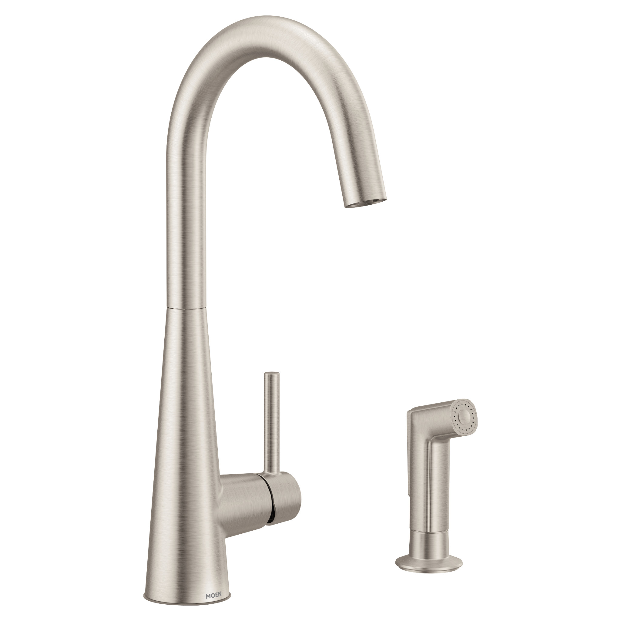 Sleek One-Handle High Arc Pulldown Kitchen Faucet - Image 10