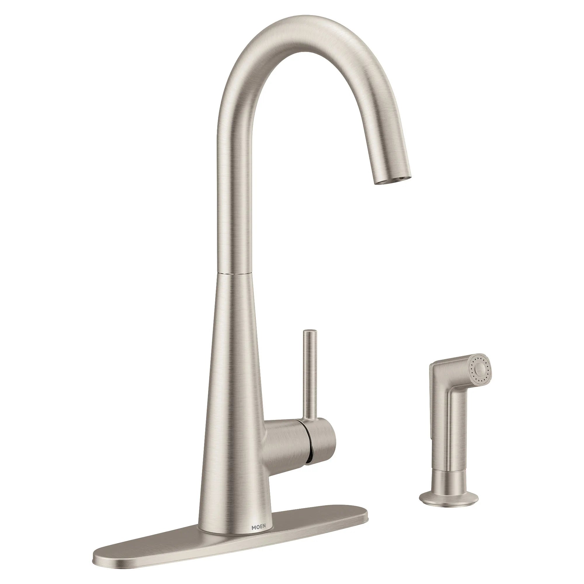Sleek One-Handle High Arc Pulldown Kitchen Faucet - Image 14