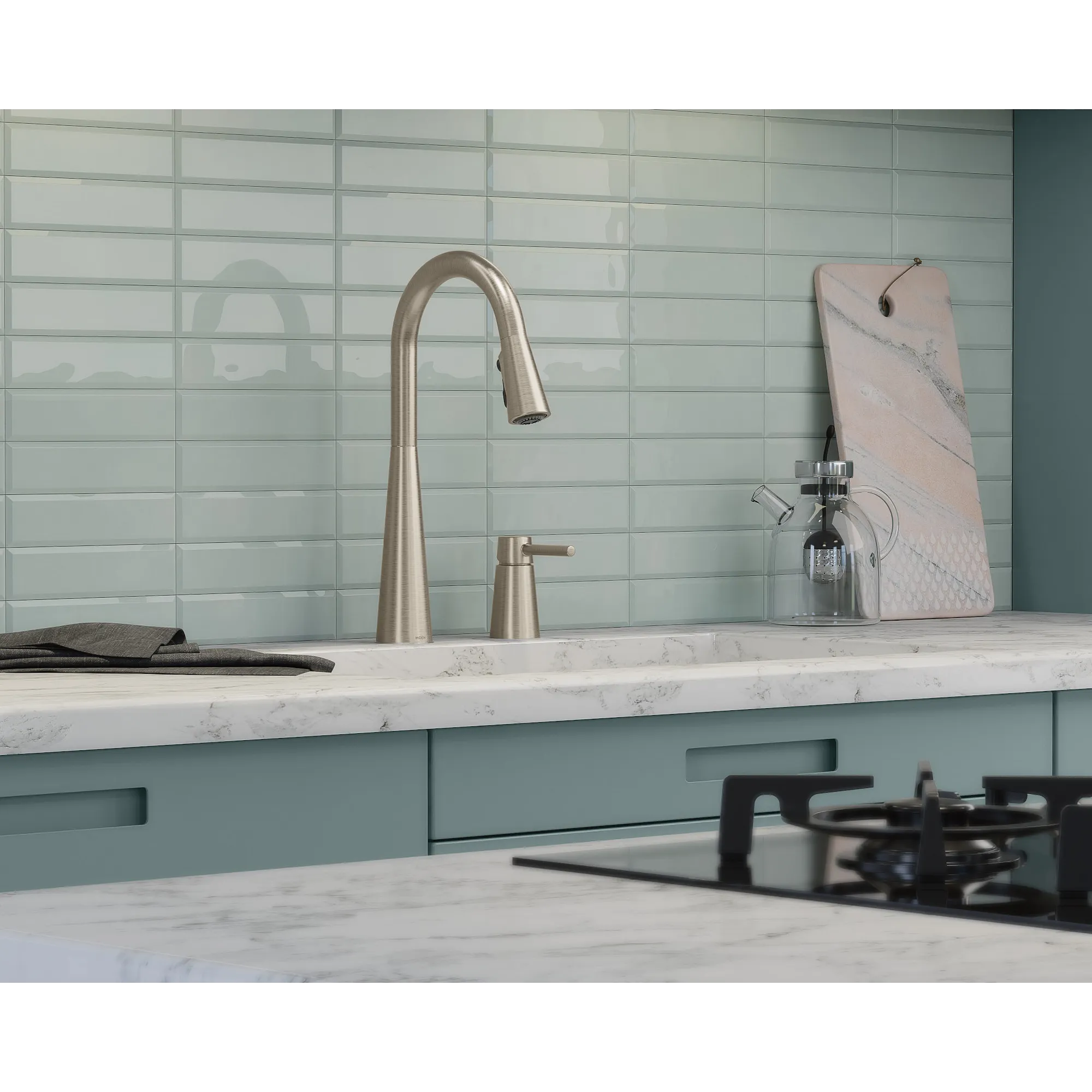Sleek One-Handle Pulldown Kitchen Faucet - Image 13