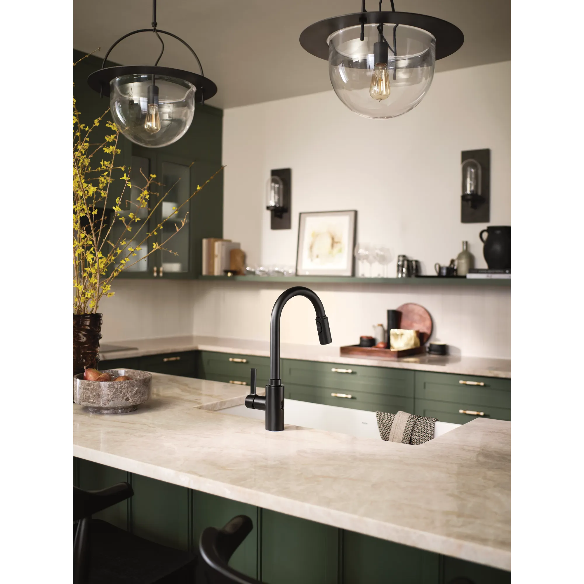 Genta LX MotionSense Wave Single Sensor One-Handle High Arc Pulldown Kitchen Faucet - Image 22