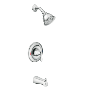Caldwell Posi-Temp(R) Eco-Performance Tub and Shower Faucet