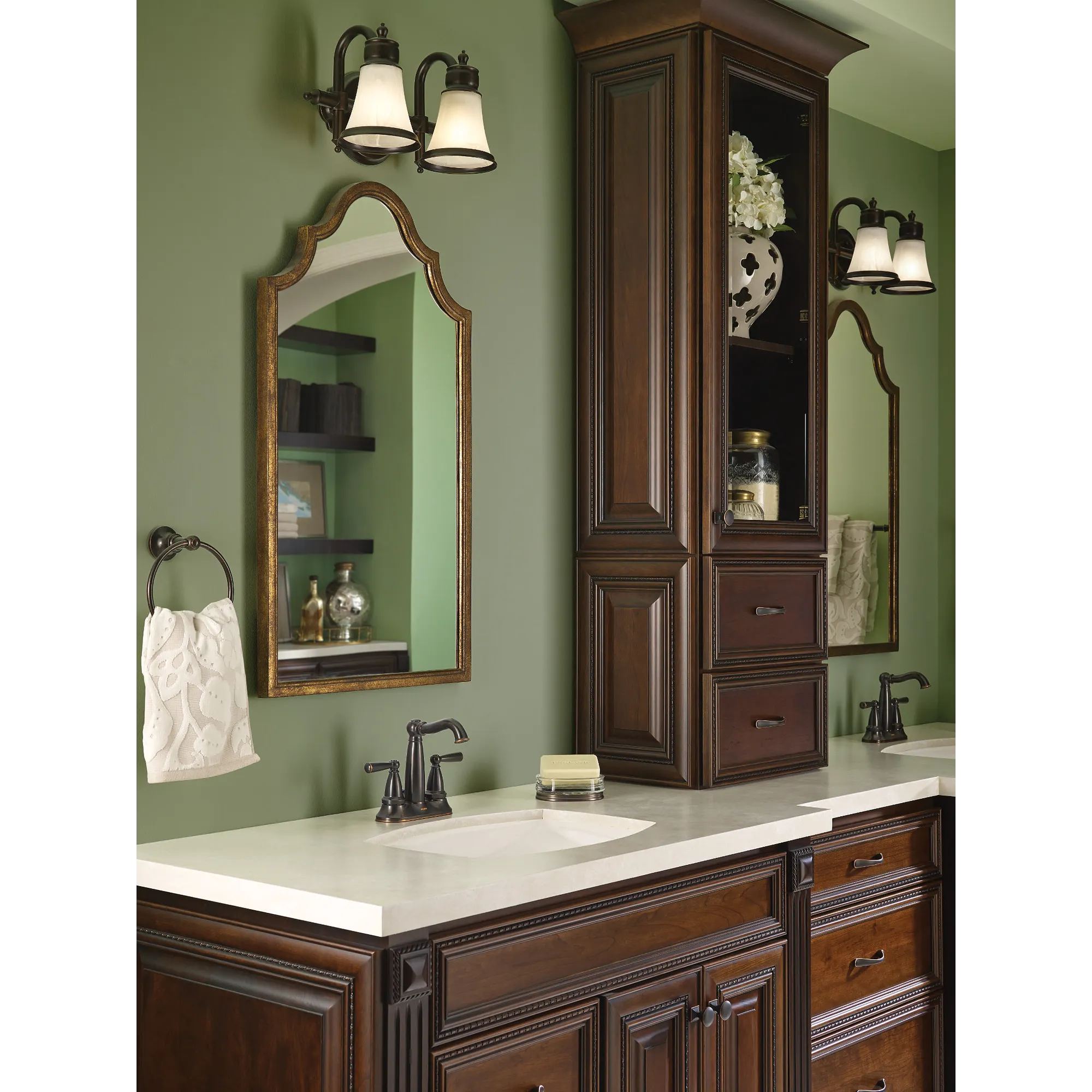 Vale Two-Handle Diverter Bathroom Faucet - Image 4