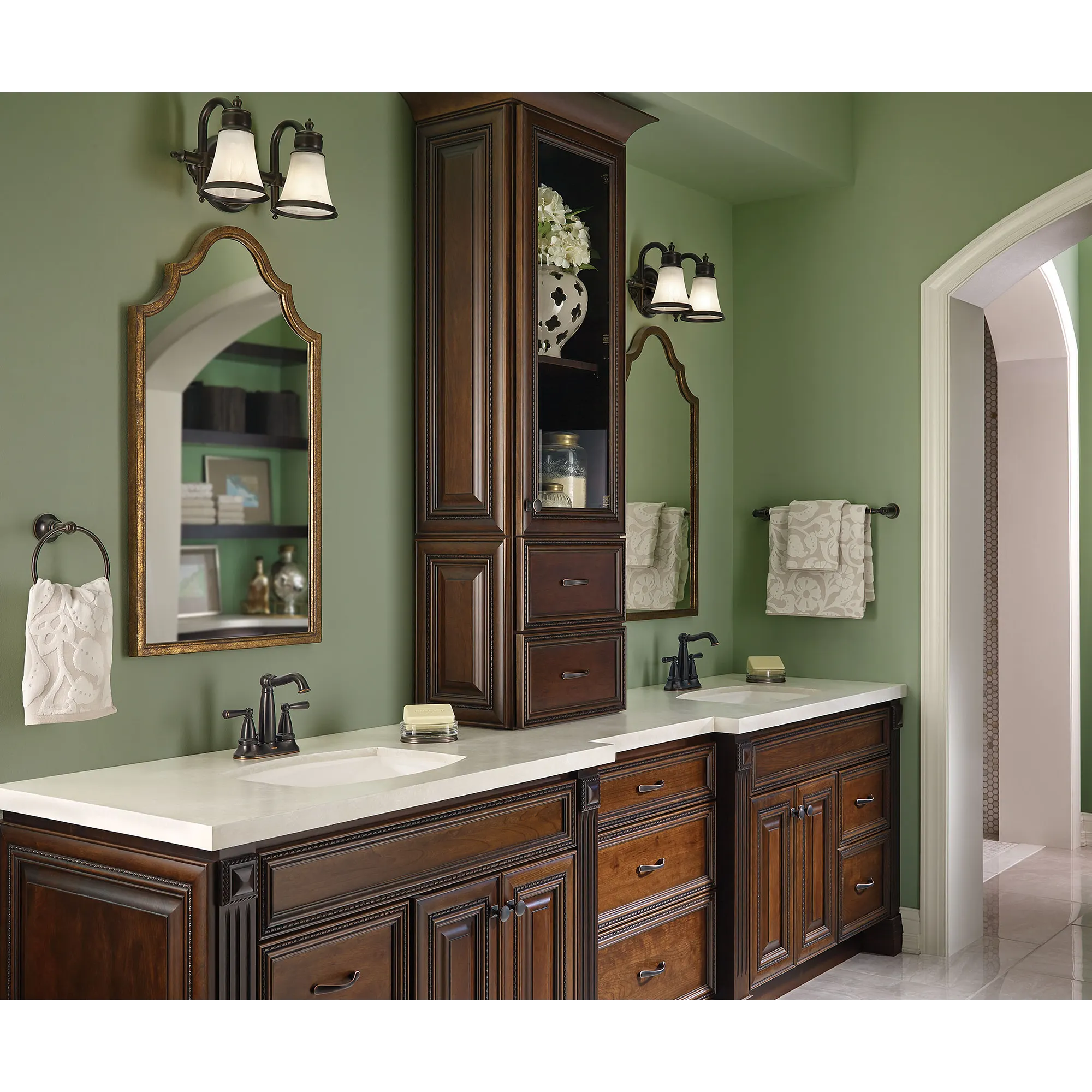 Vale Two-Handle Diverter Bathroom Faucet - Image 2