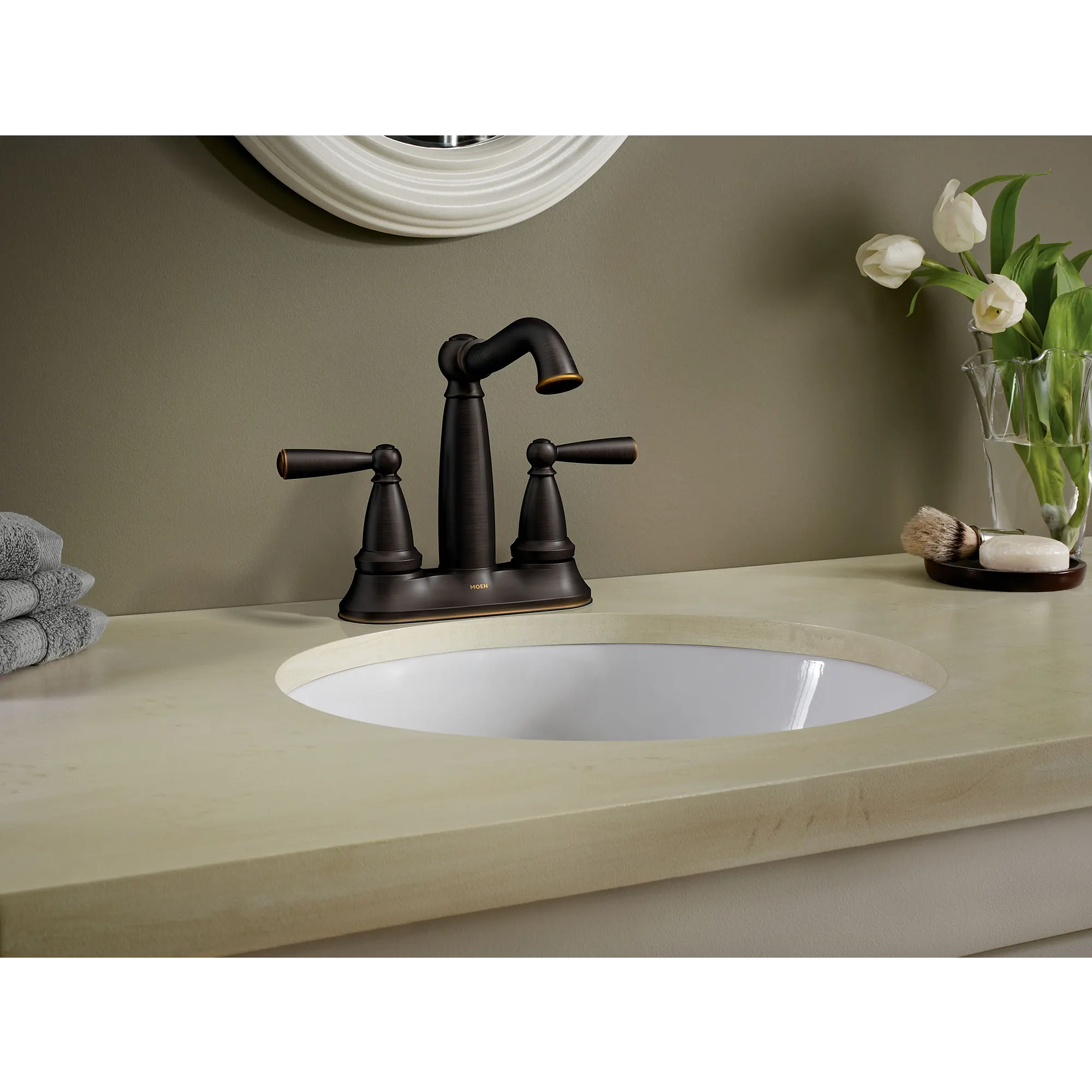 Vale Two-Handle Diverter Bathroom Faucet - Image 3