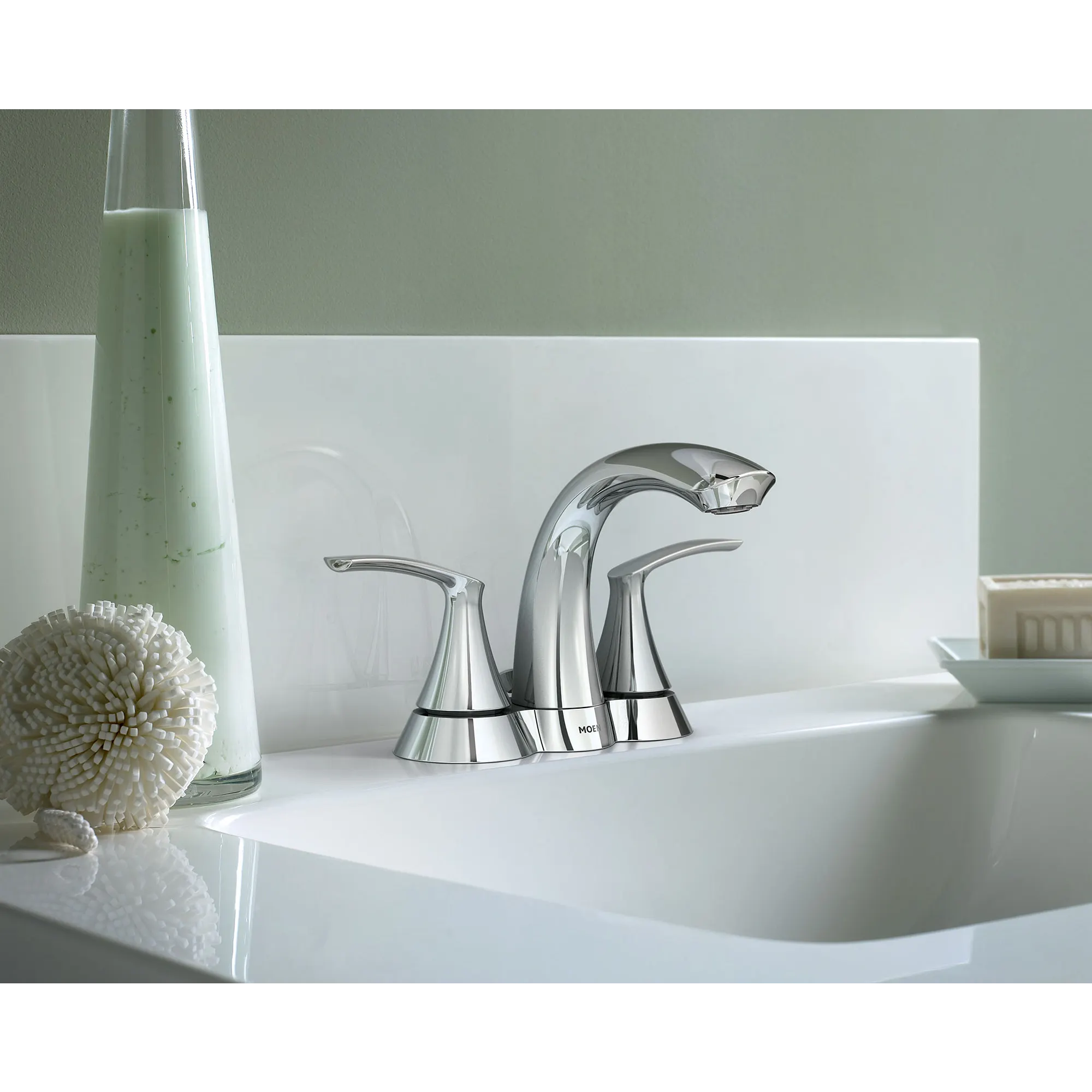 Darcy Two-Handle High Arc Bathroom Faucet - Image 4