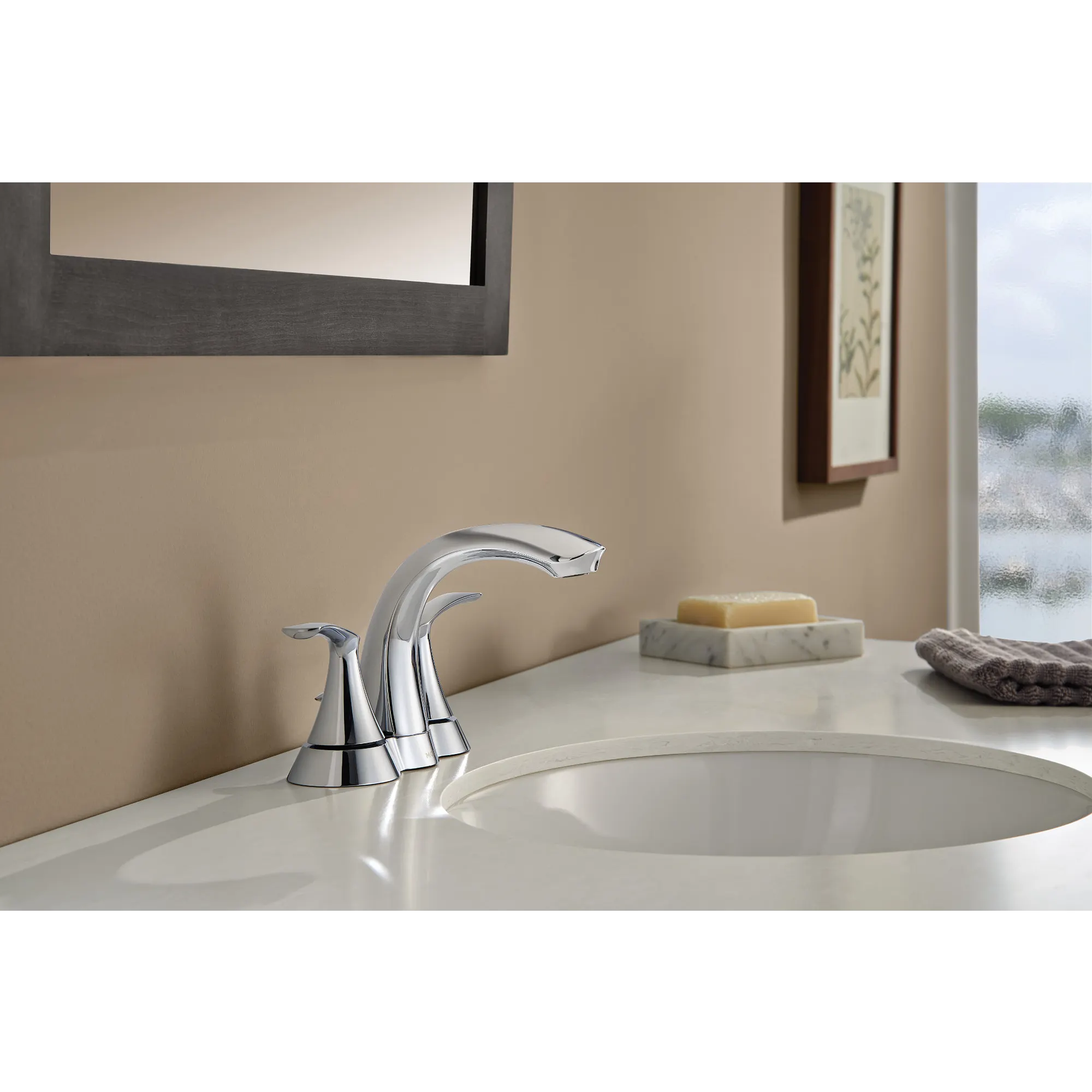 Darcy Two-Handle High Arc Bathroom Faucet - Image 2