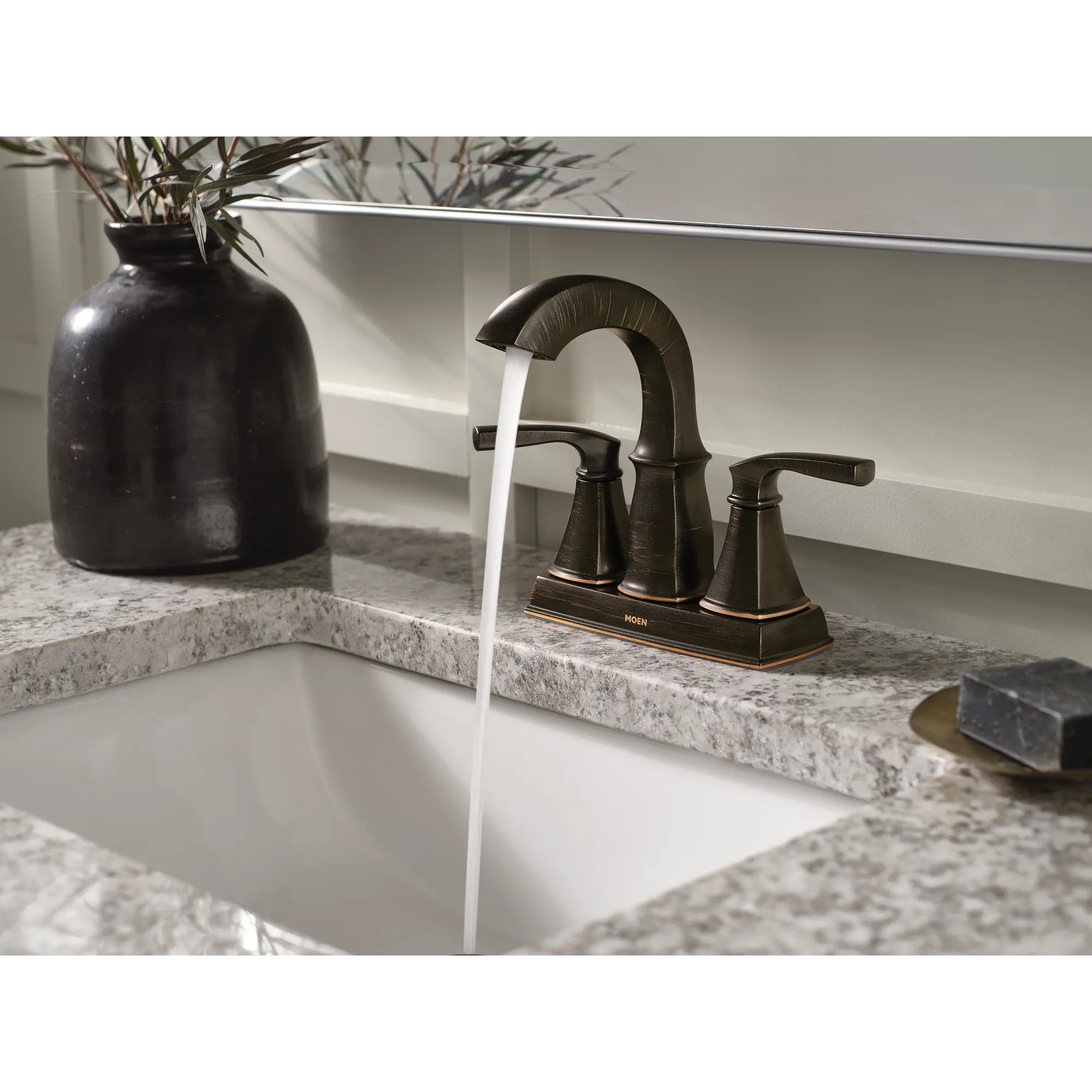Finney Two-Handle High Arc Bathroom Faucet - Image 3