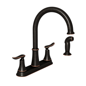 Solidad Two-Handle High Arc Kitchen Faucet