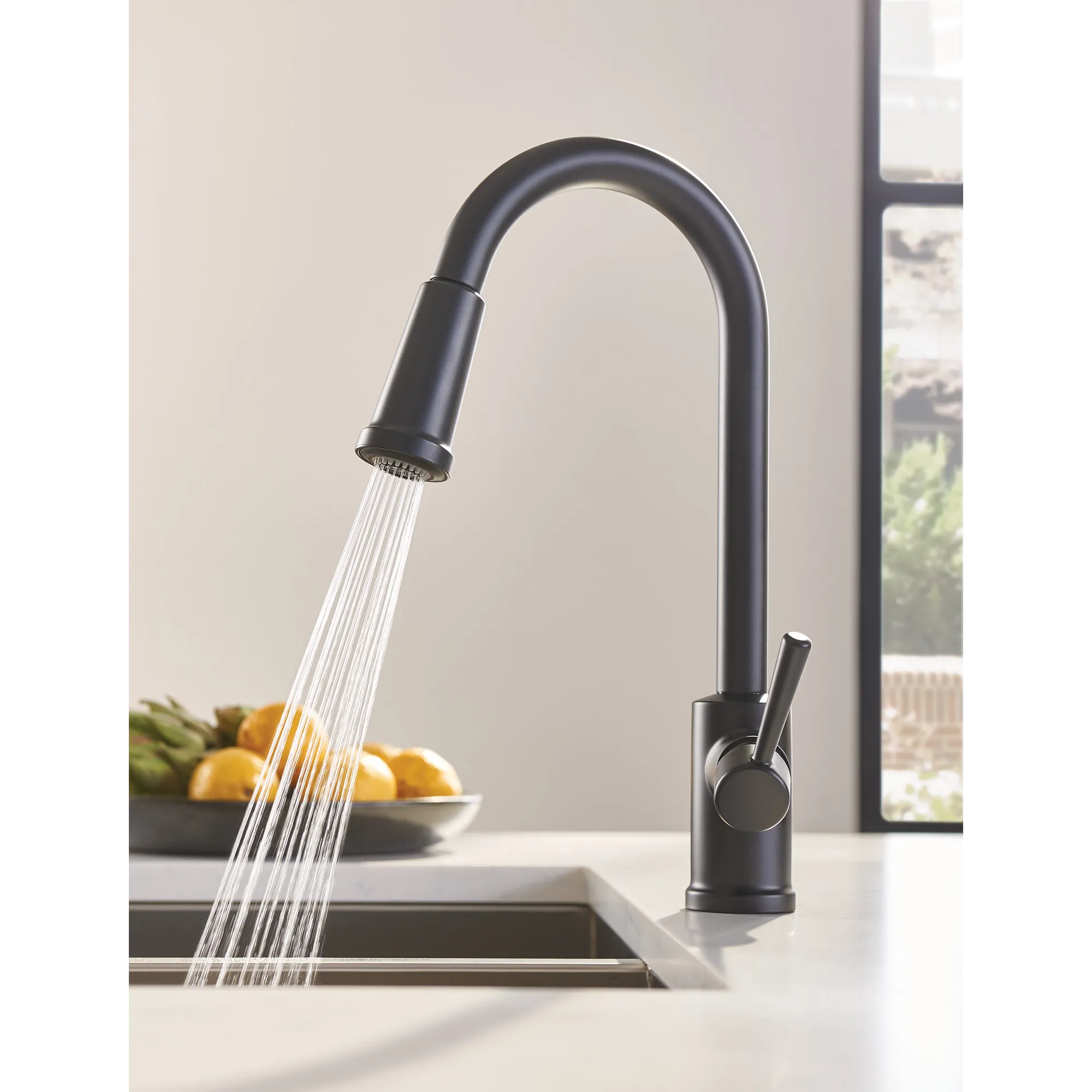 Indi One-Handle High Arc Pulldown Kitchen Faucet - Image 8