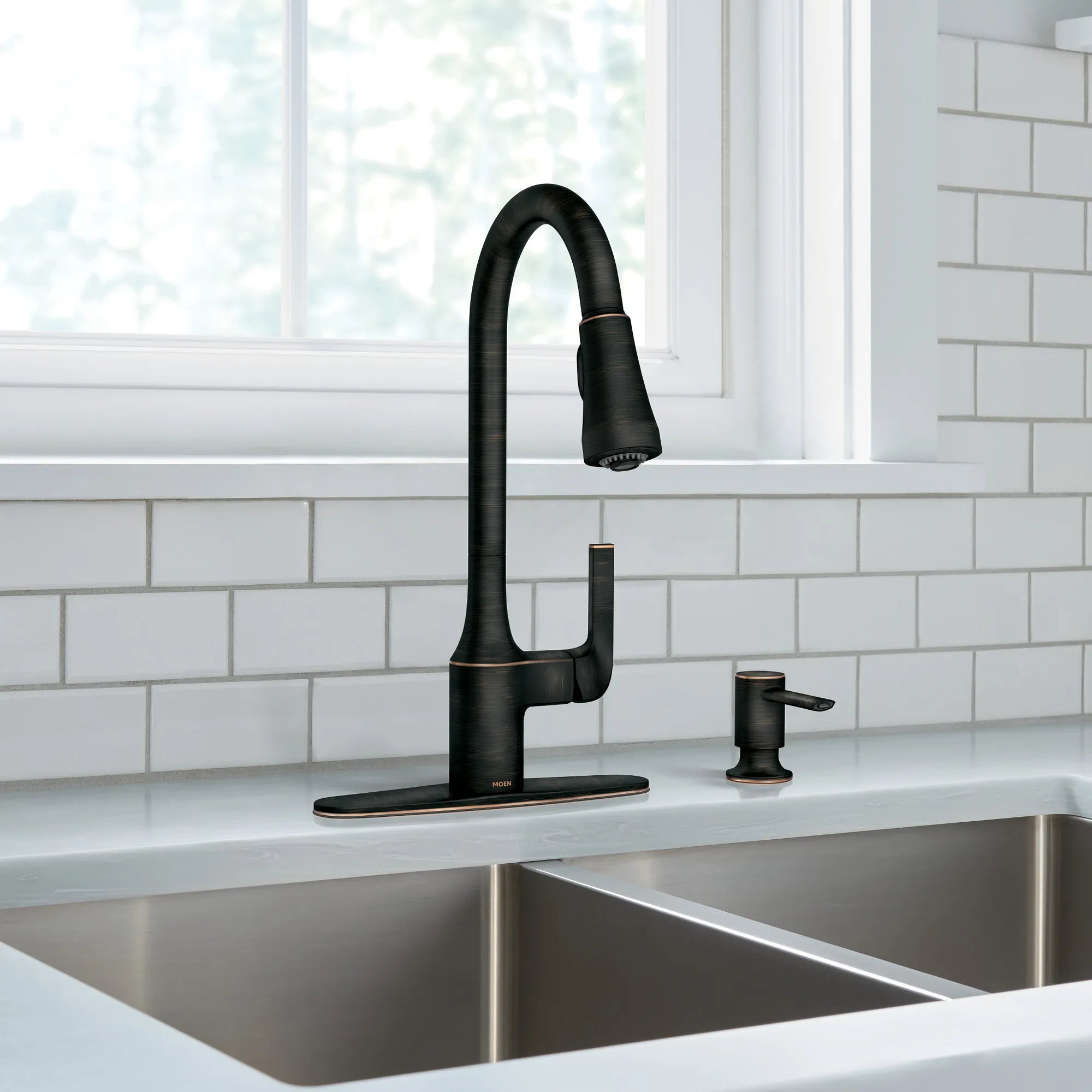 Milton One-Handle High Arc Pulldown Kitchen Faucet - Image 13