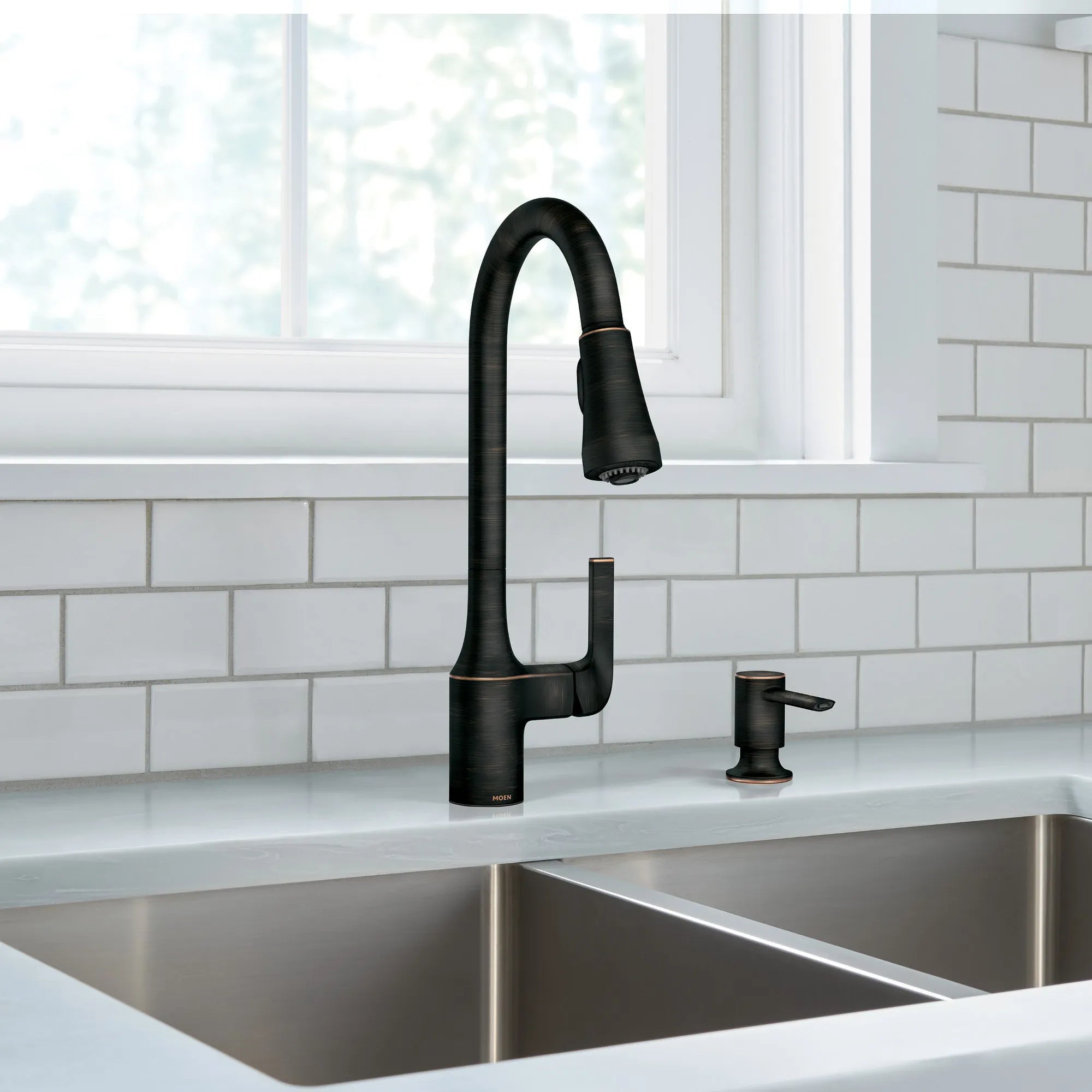 Milton One-Handle High Arc Pulldown Kitchen Faucet - Image 15