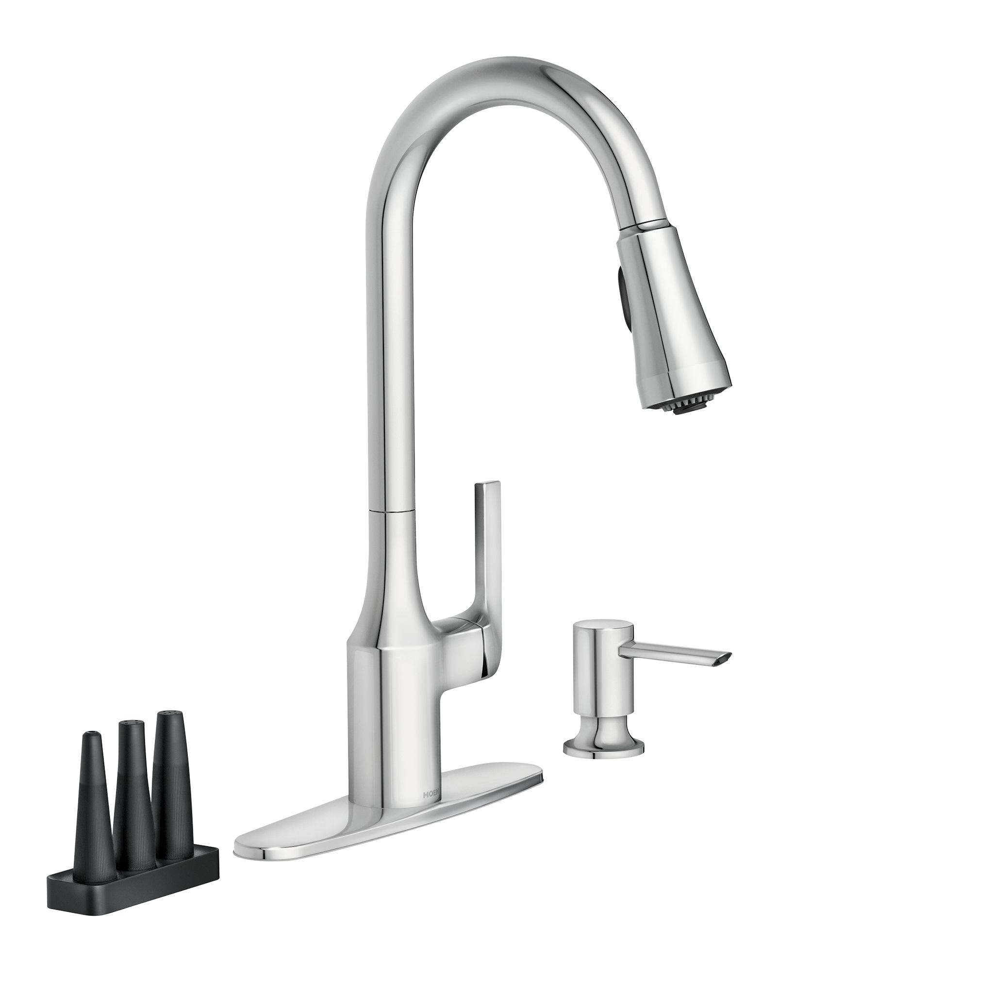 Milton One-Handle High Arc Pulldown Kitchen Faucet