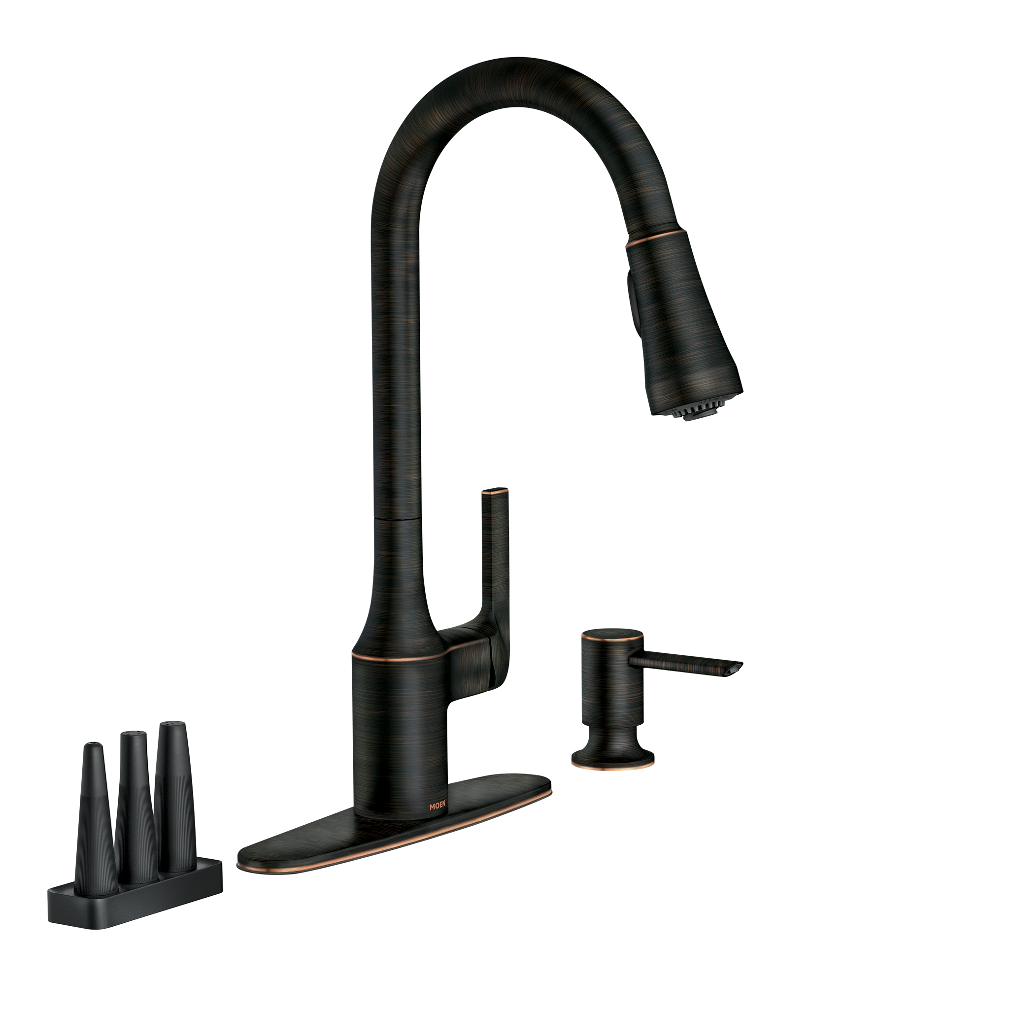 Milton One-Handle High Arc Pulldown Kitchen Faucet - Image 9