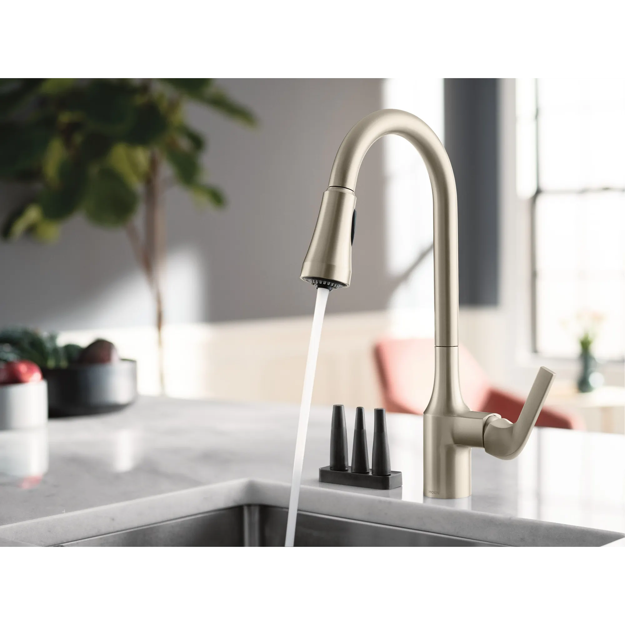 Milton One-Handle High Arc Pulldown Kitchen Faucet - Image 18