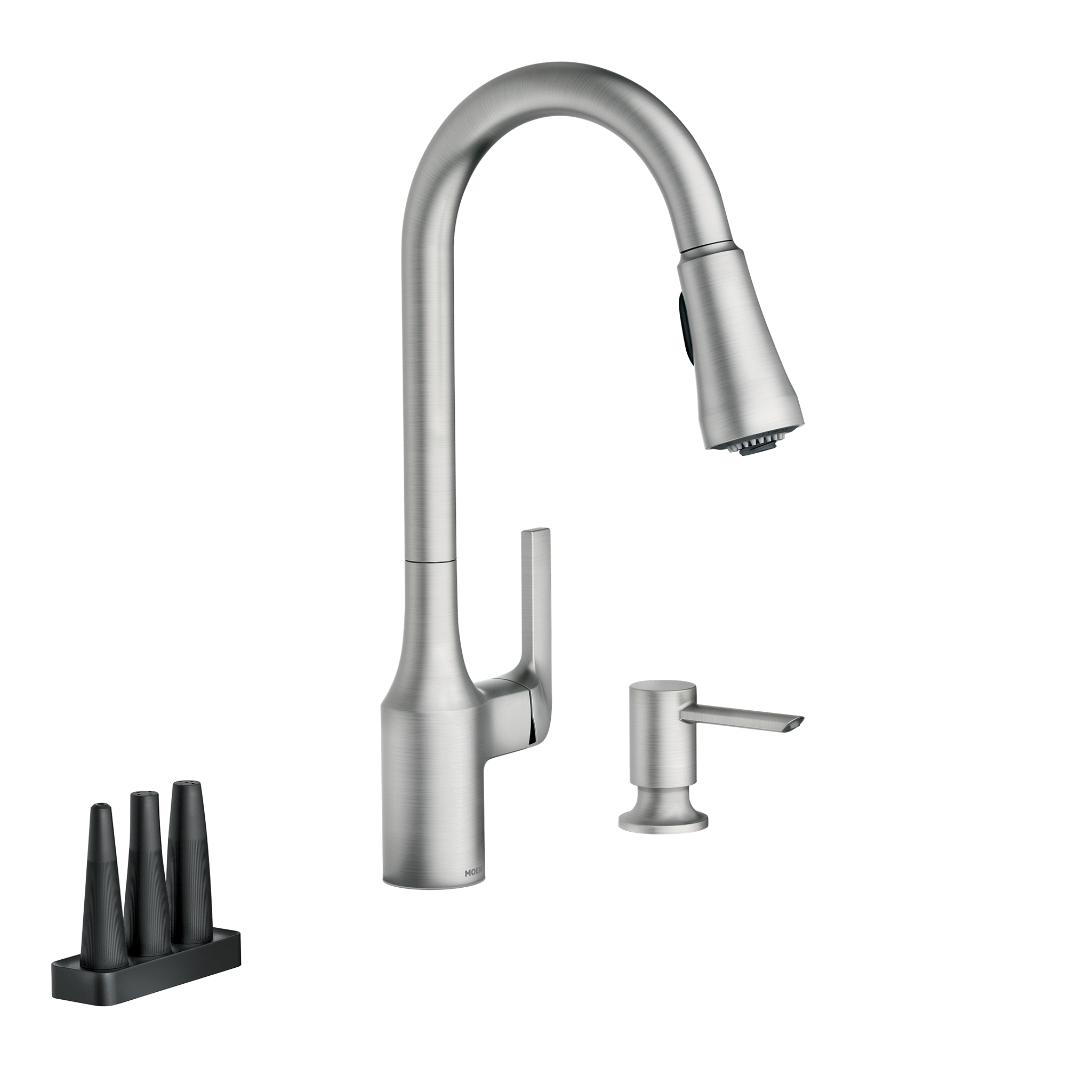 Milton One-Handle High Arc Pulldown Kitchen Faucet - Image 17