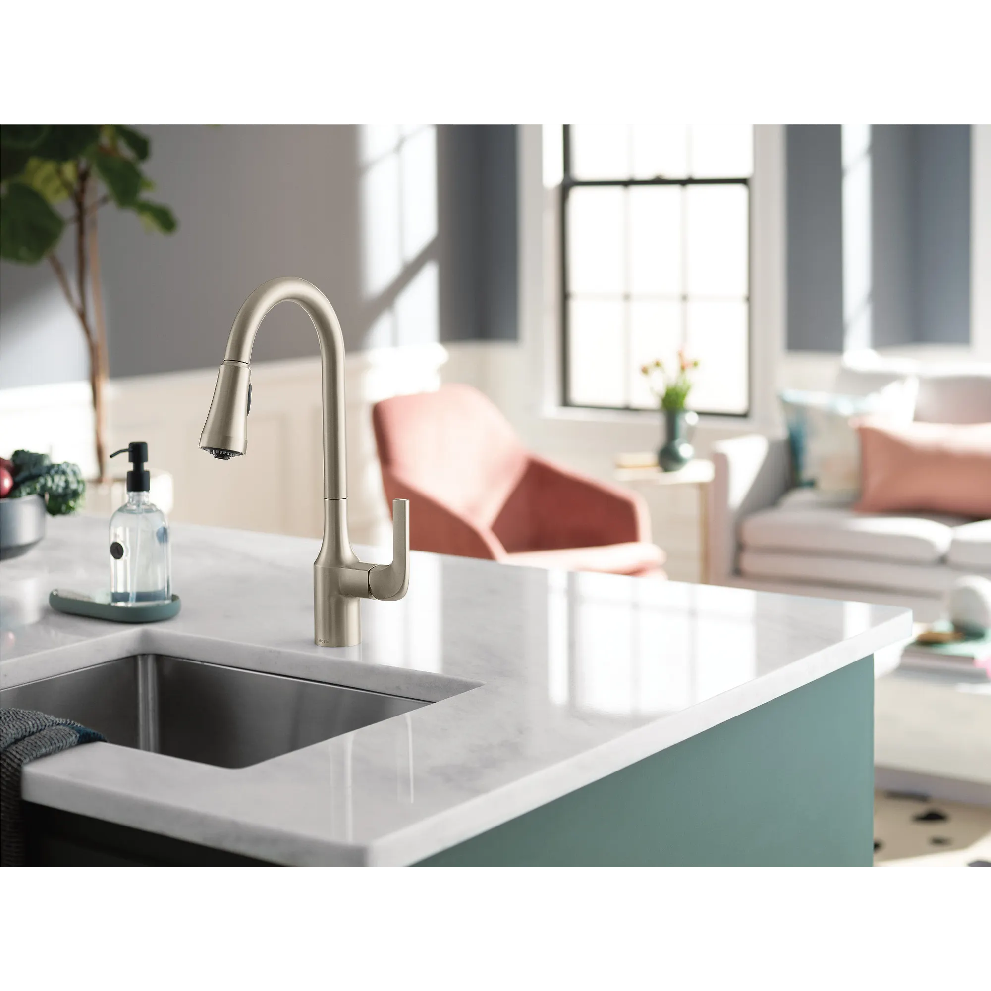 Milton One-Handle High Arc Pulldown Kitchen Faucet - Image 23