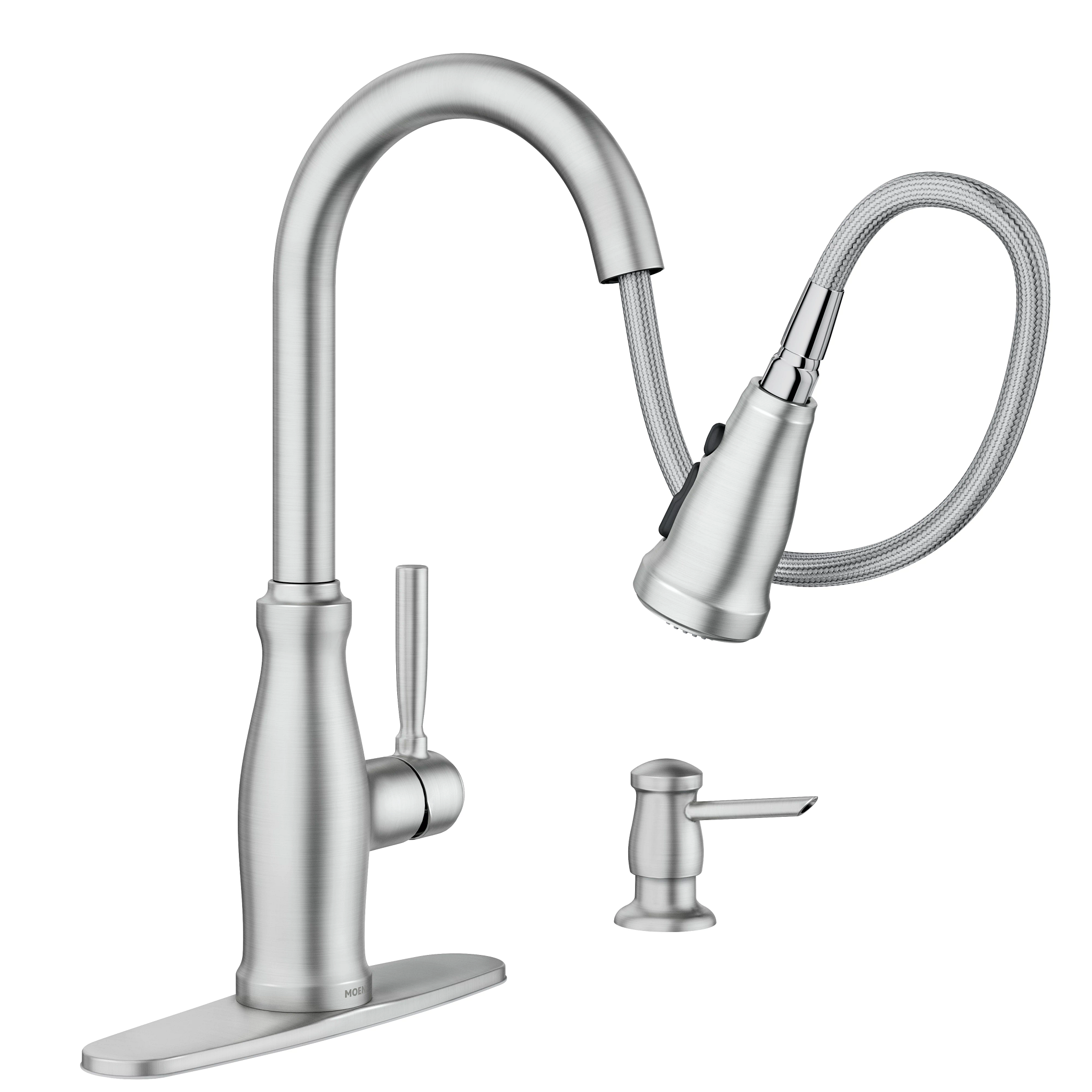 Stableton One-handle High Arc Pulldown Kitchen Faucet - Image 2