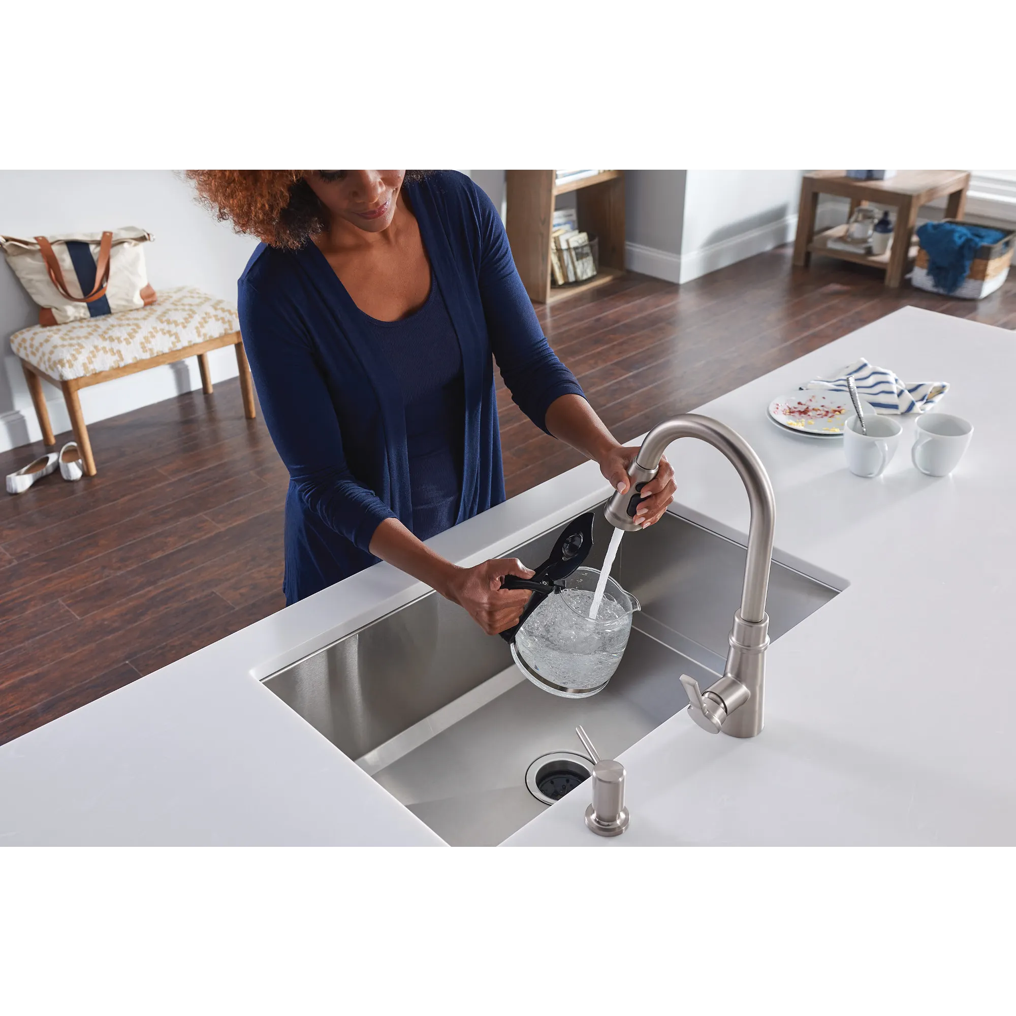 Tullis One-Handle Pulldown Kitchen Faucet - Image 12