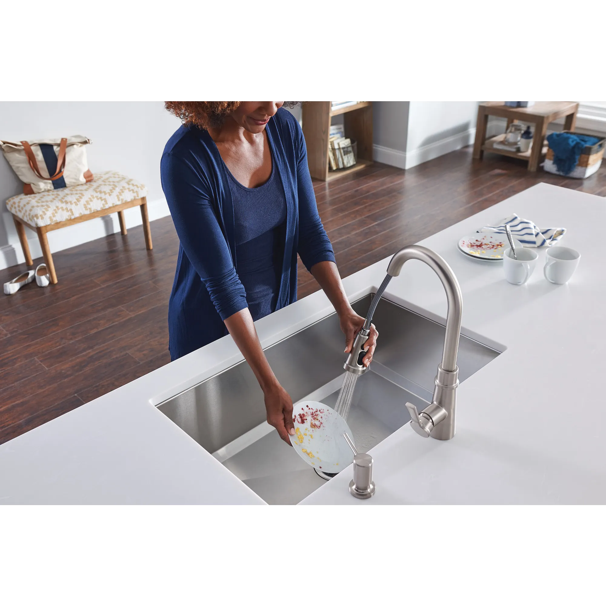 Tullis One-Handle Pulldown Kitchen Faucet - Image 13