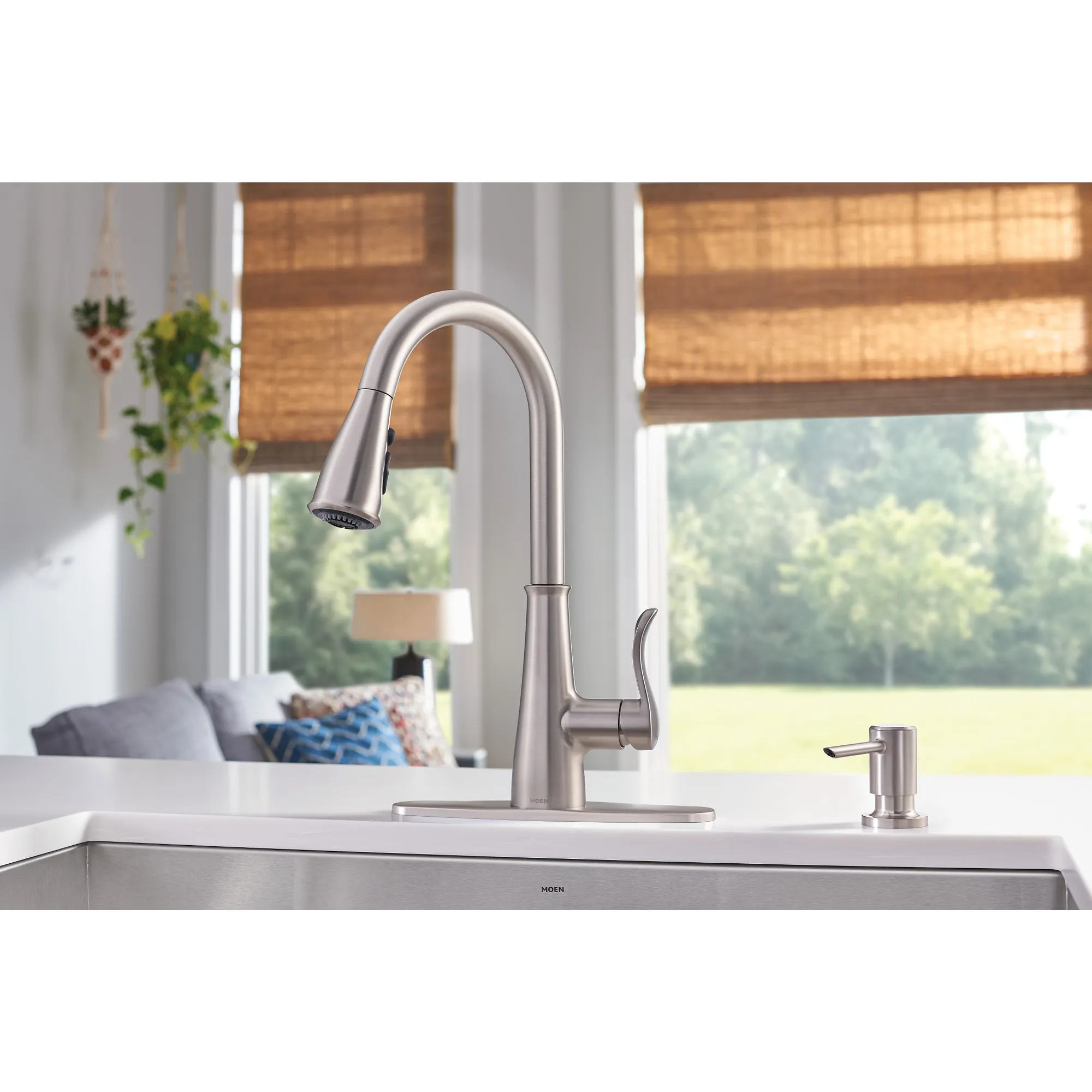 Hadley One-Handle Pulldown Kitchen Faucet - Image 13