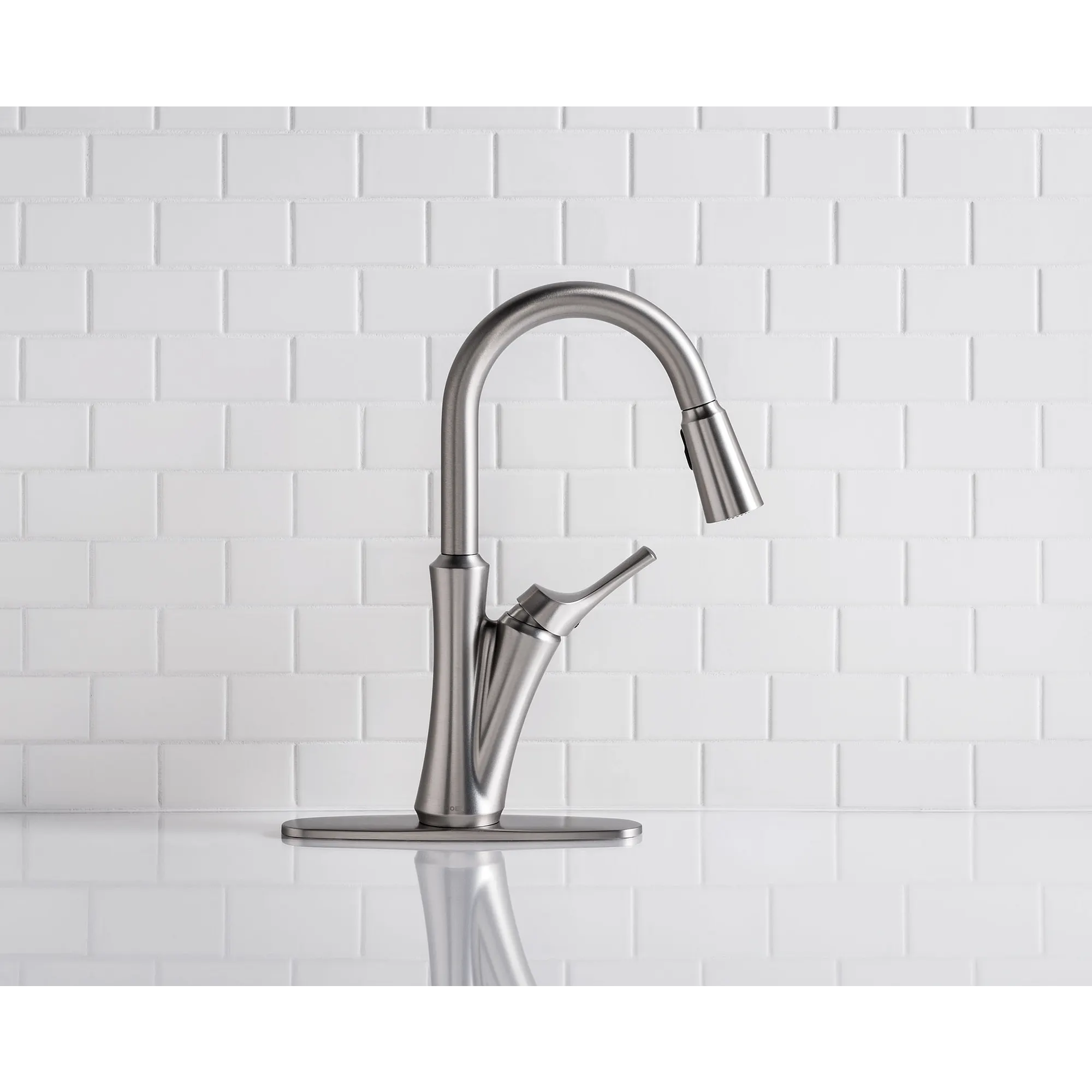 Benson One-Handle High Arc Pulldown Kitchen Faucet - Image 15