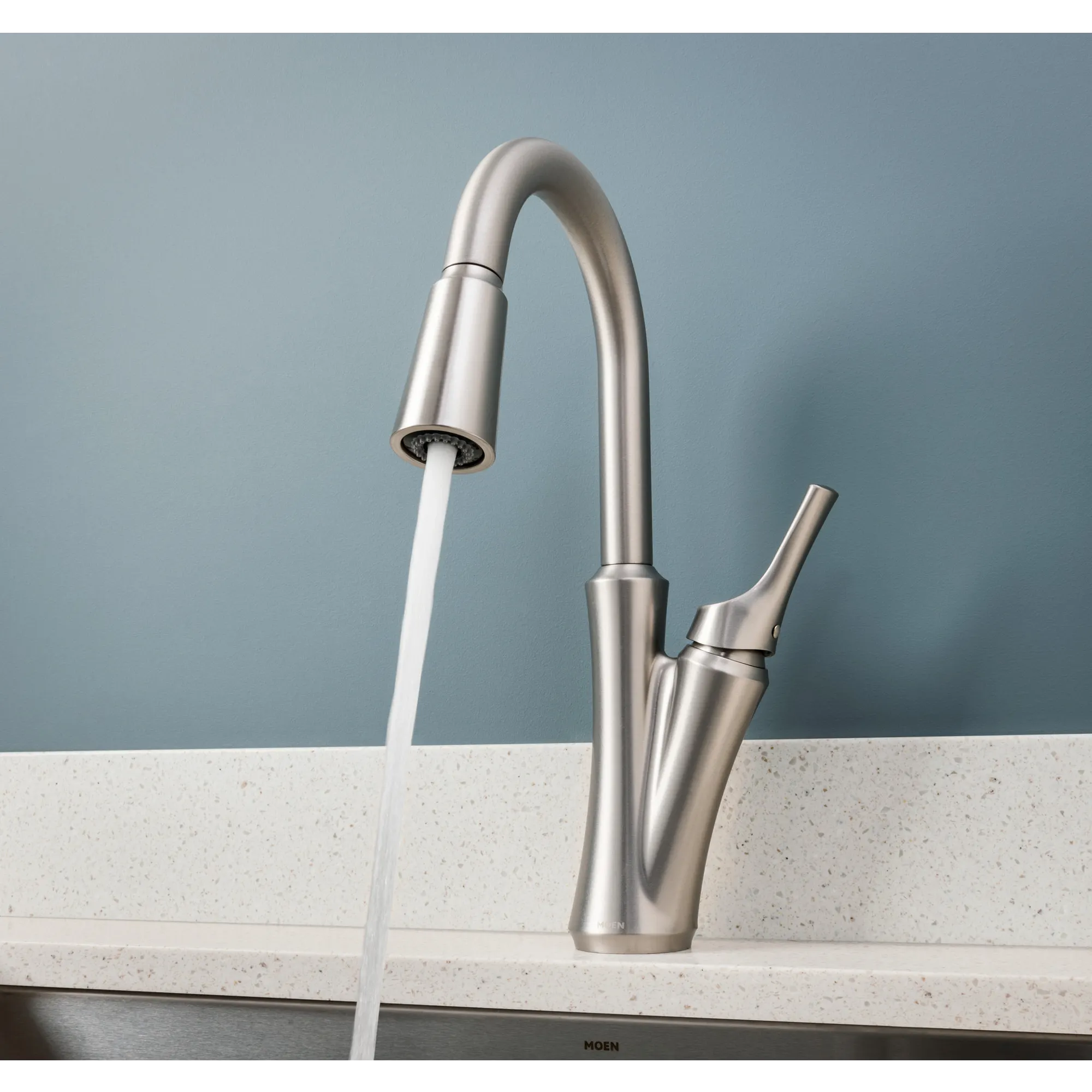 Benson One-Handle High Arc Pulldown Kitchen Faucet - Image 7