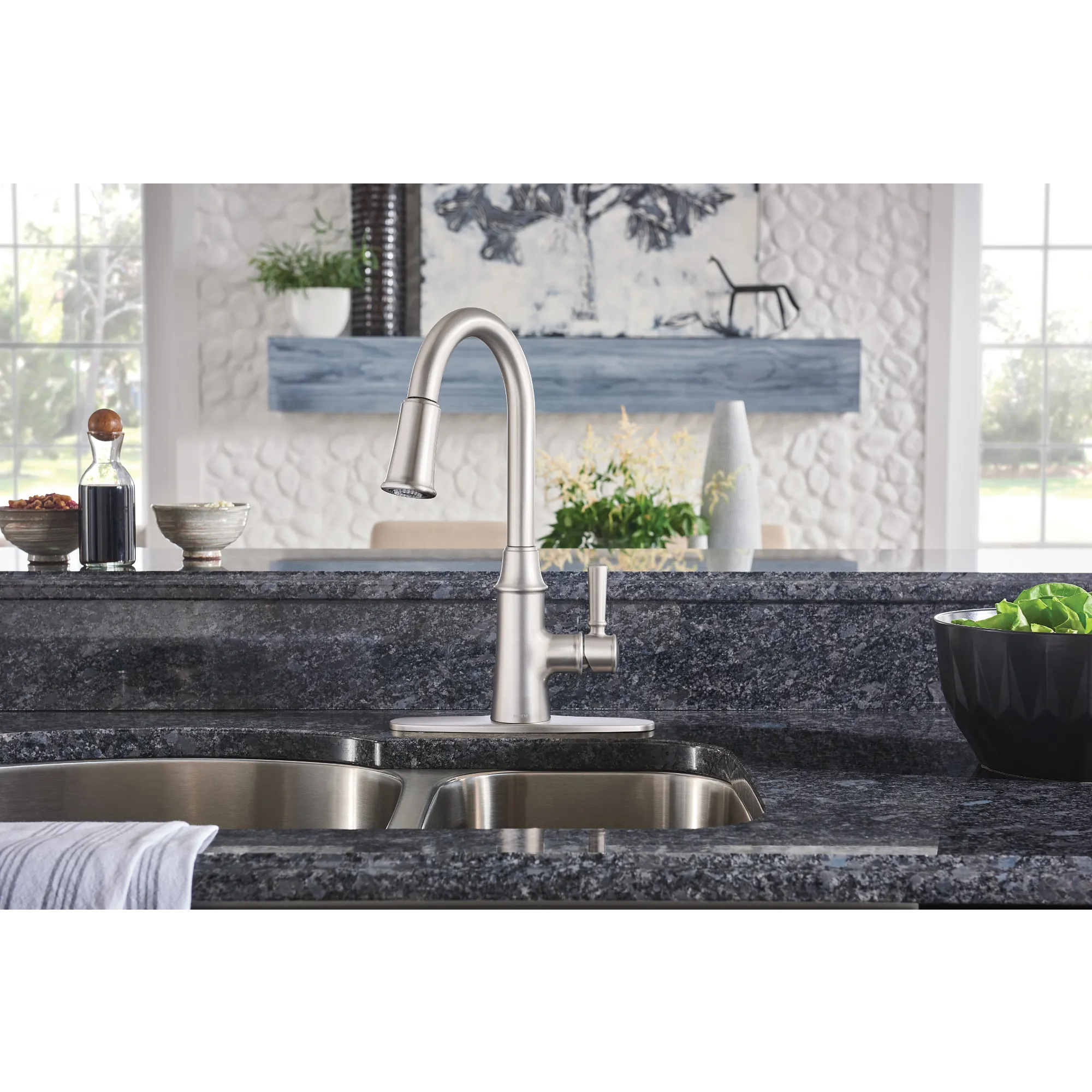 Caris One-Handle High Arc Kitchen Faucet - Image 6