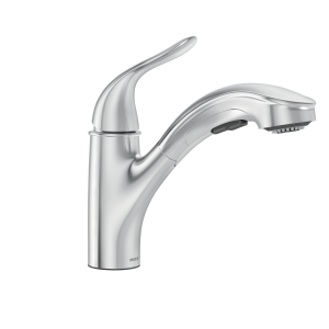 Brecklyn One-Handle Low Arc Pullout Kitchen Faucet