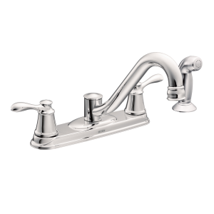 Caldwell Two-Handle Low Arc Kitchen Faucet